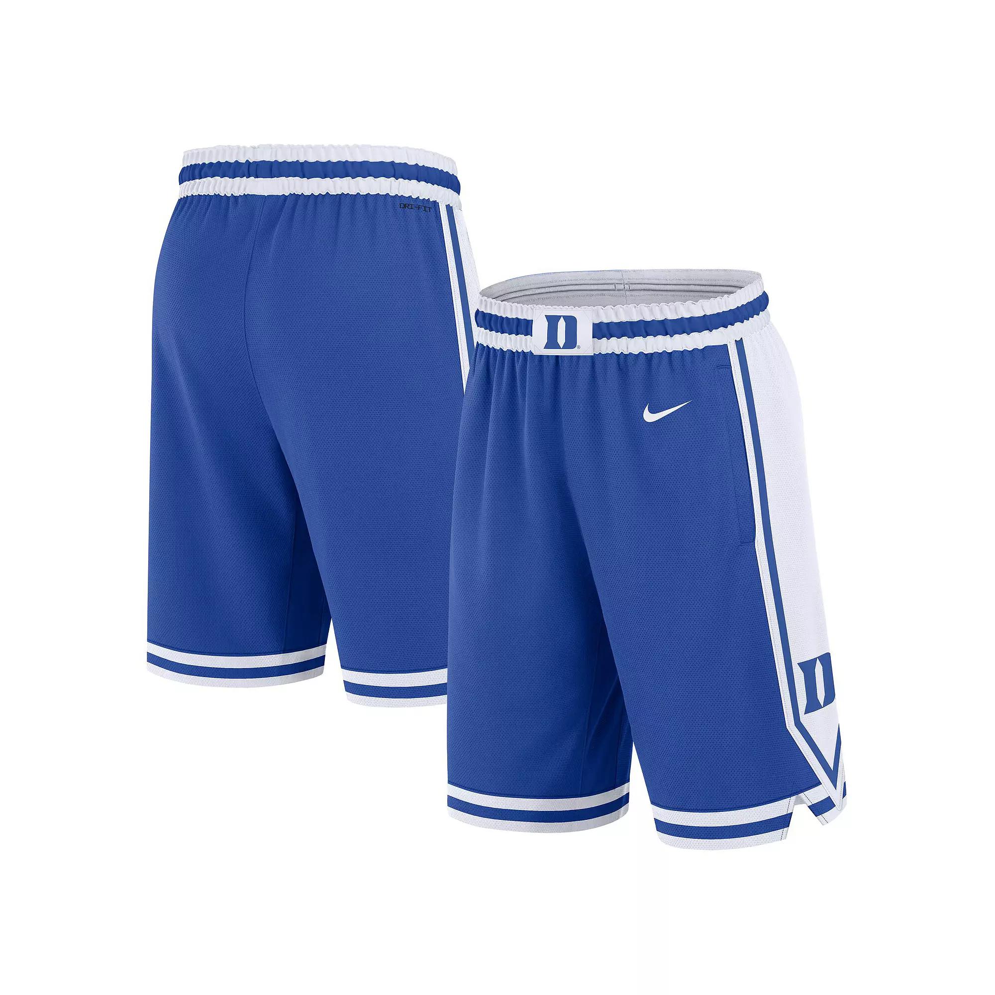 Men's Nike Royal Duke Blue Devils Road Replica Performance Shorts,  Product Image