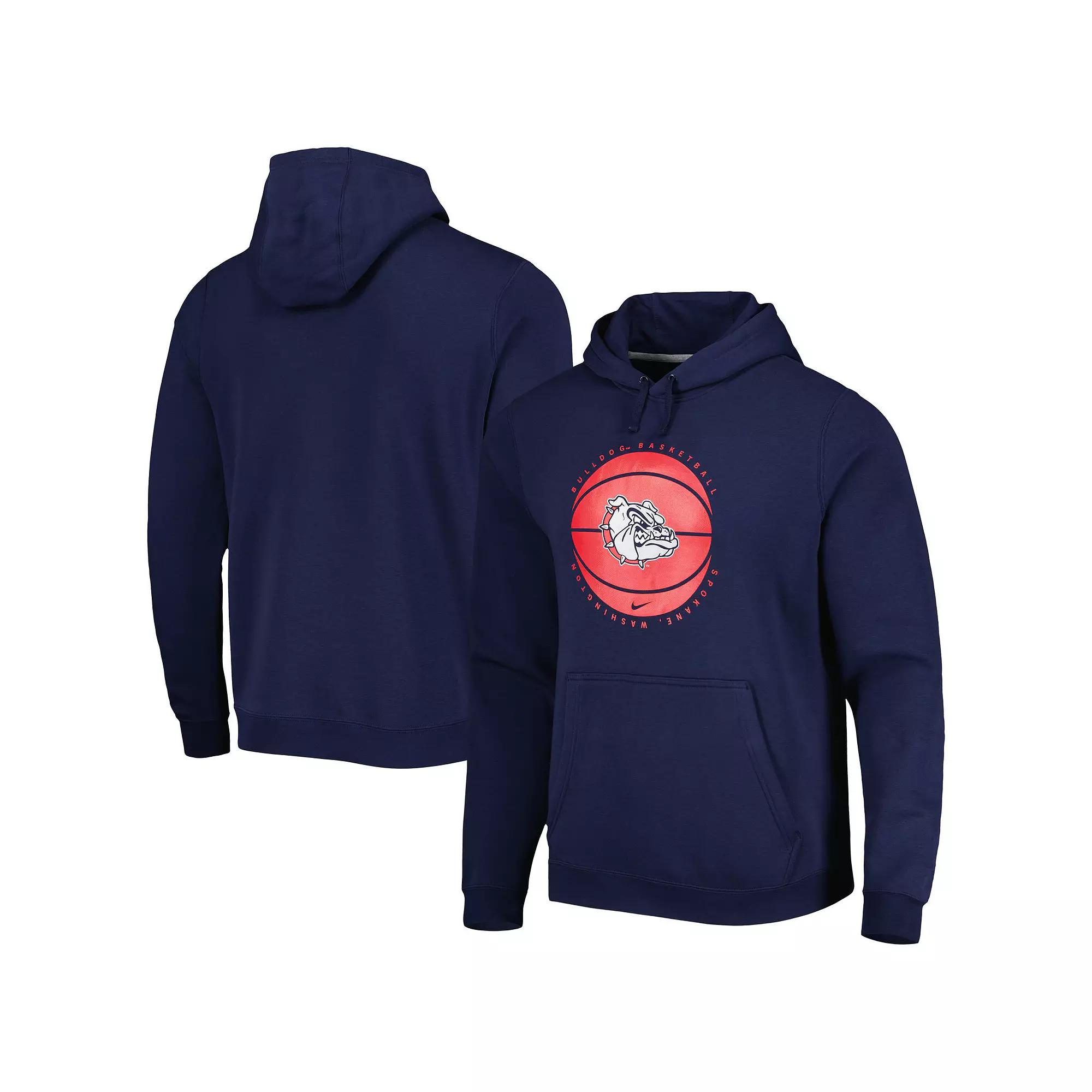 Men's Nike Navy Gonzaga Bulldogs Basketball Pullover Hoodie,  Product Image