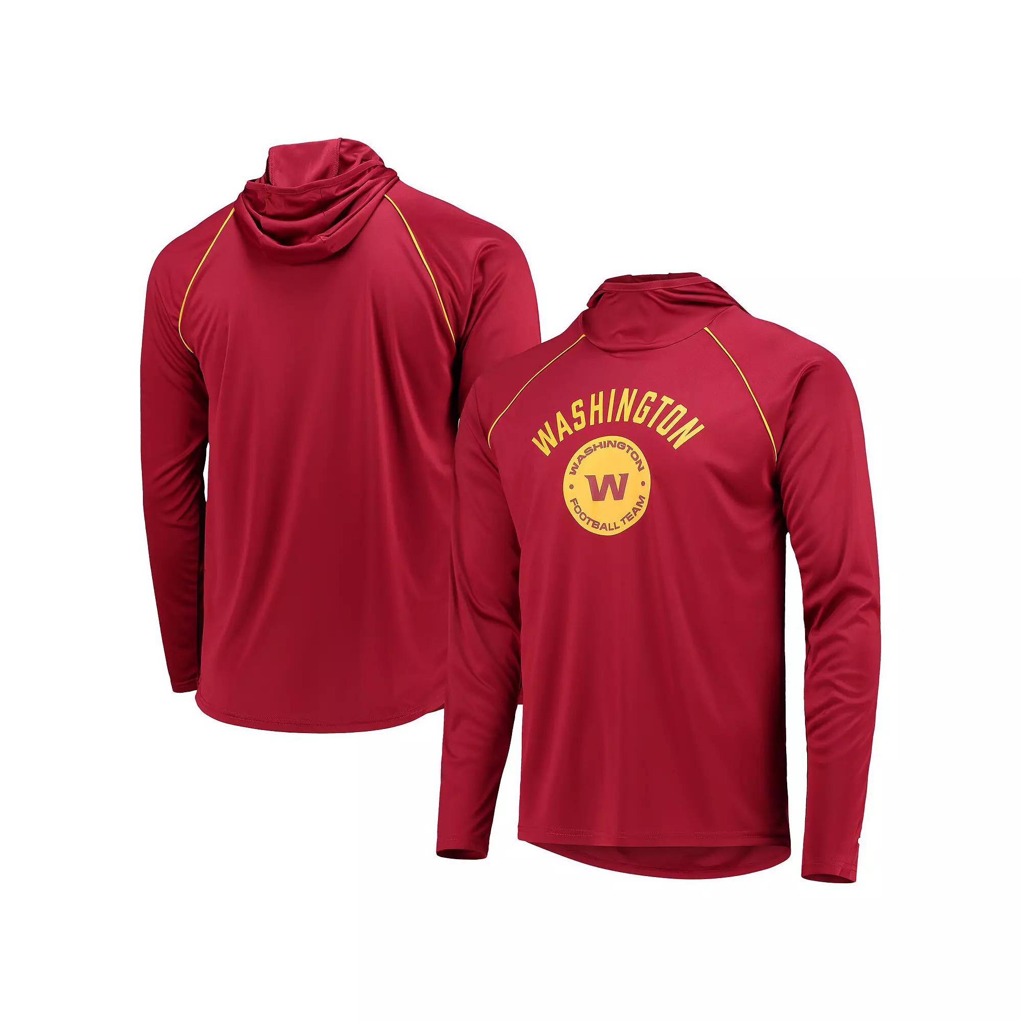 Men's Starter Burgundy Washington Football Team Raglan Long Sleeve Hoodie T-Shirt, Size: 3XL, Wft Med Re Product Image