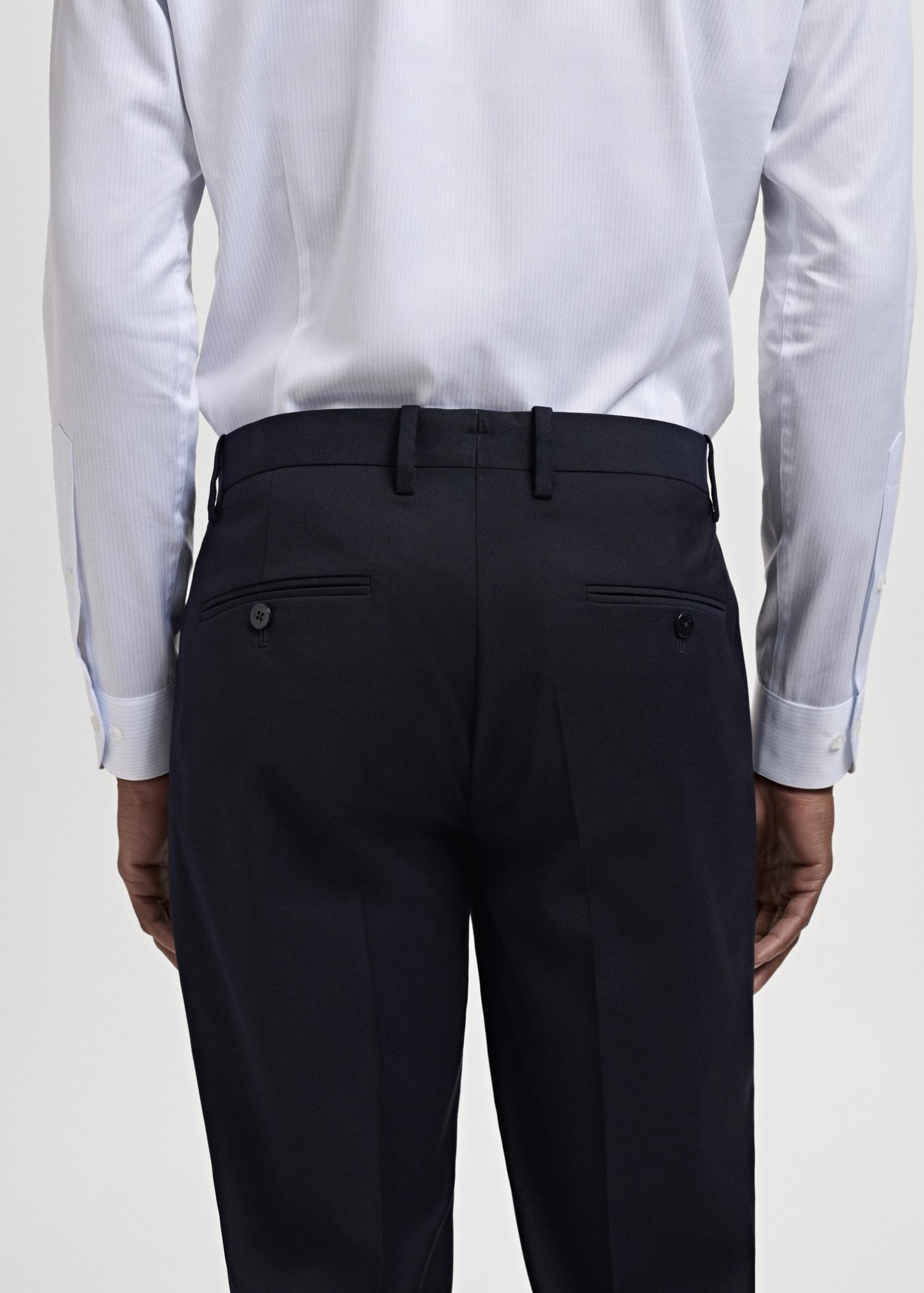 Milan slim-fit suit pants - Men | MANGO USA Product Image