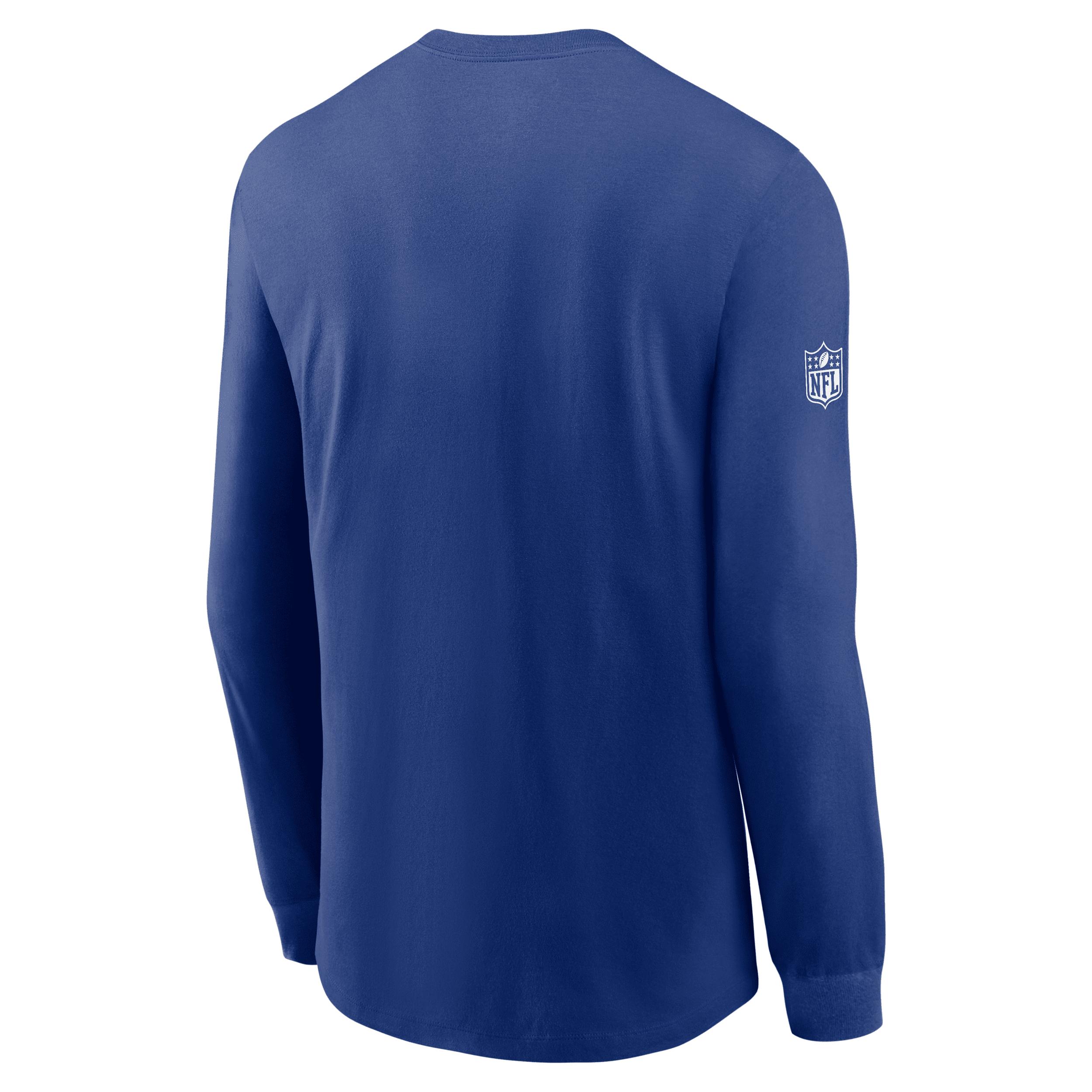 Duke Sideline Nike Mens Dri-FIT College Long-Sleeve T-Shirt | 02EW4EVDU-PGE Product Image