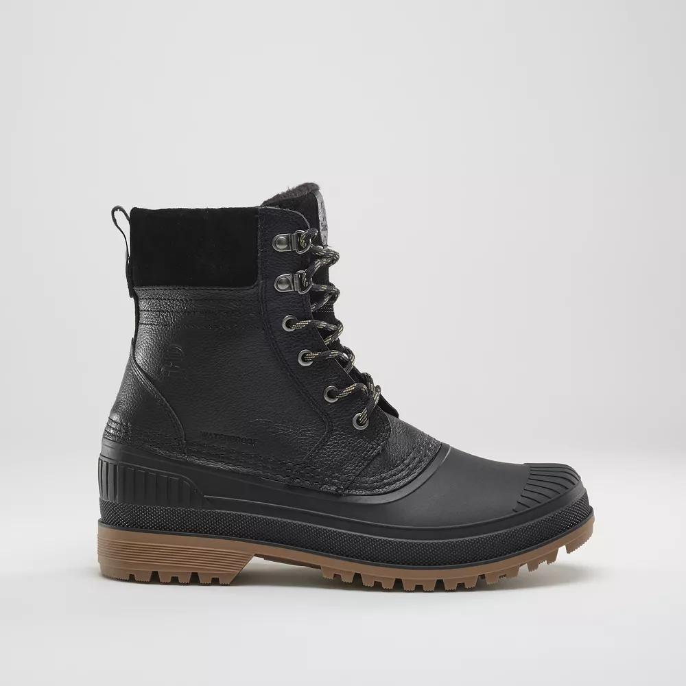 Kamik Hemlock Men's Waterproof Winter Boots, Size: 7, Black Product Image