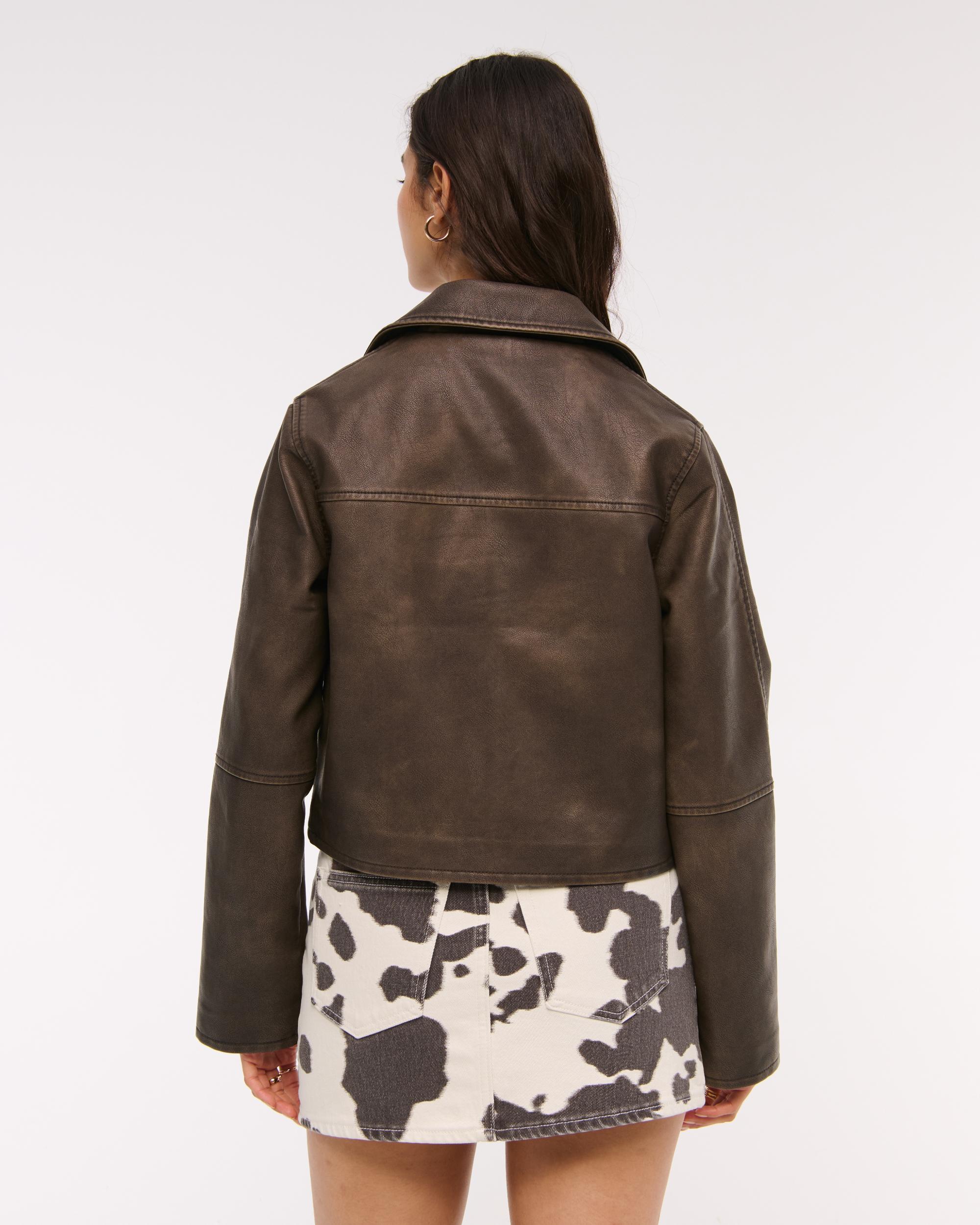 Mid Rise Denim Mini Skirt Product Image