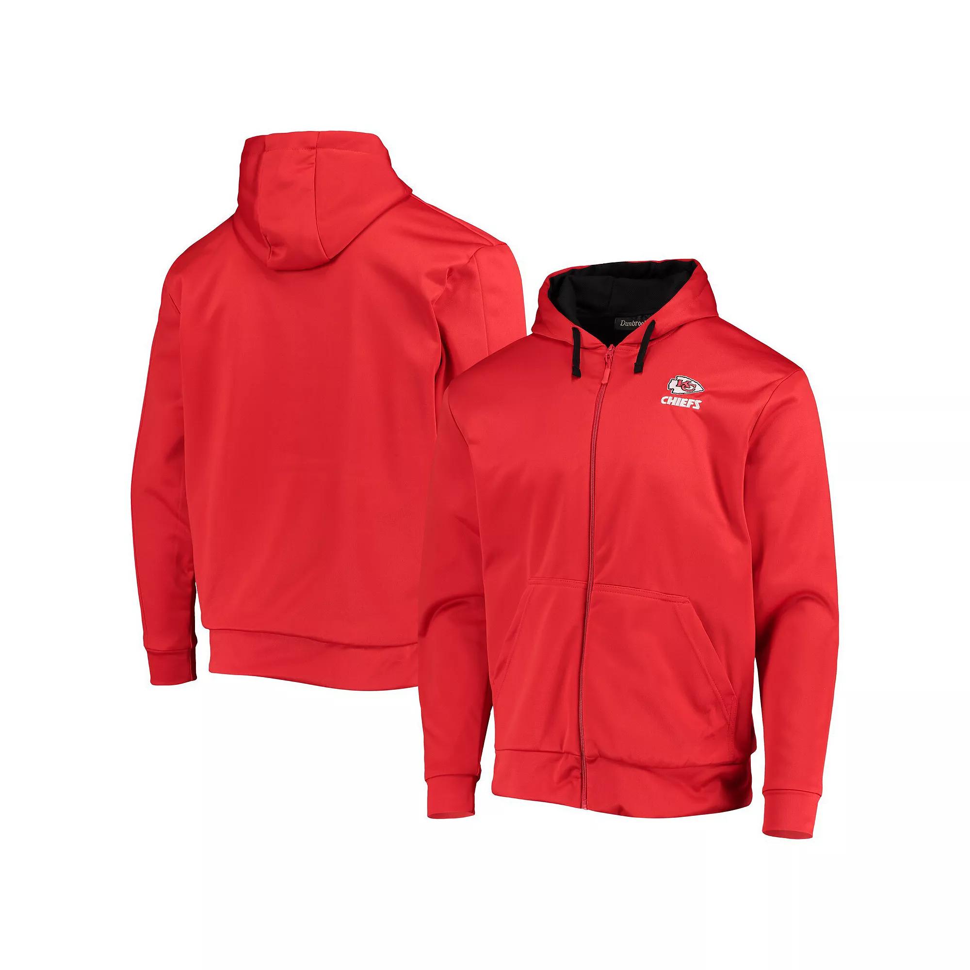 Men's Dunbrooke Red/Black Kansas City Chiefs Apprentice Full-Zip Hoodie,  Product Image