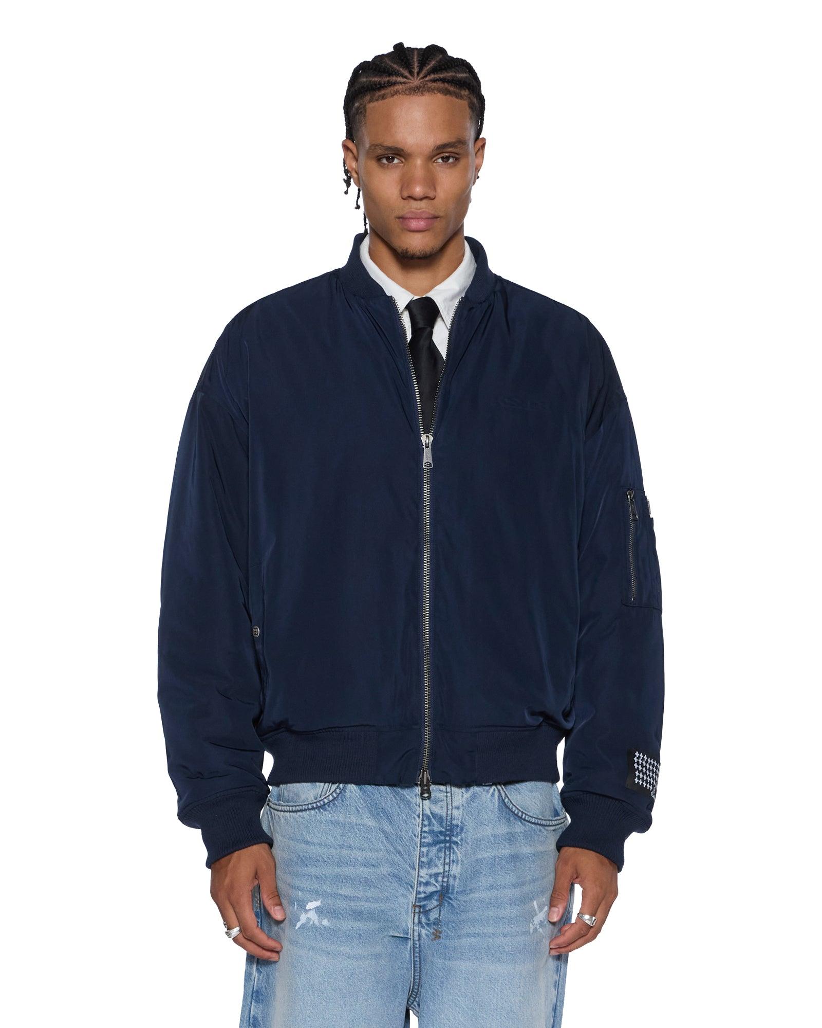 INTRUDER BOMBER JACKET NAVY Male Product Image