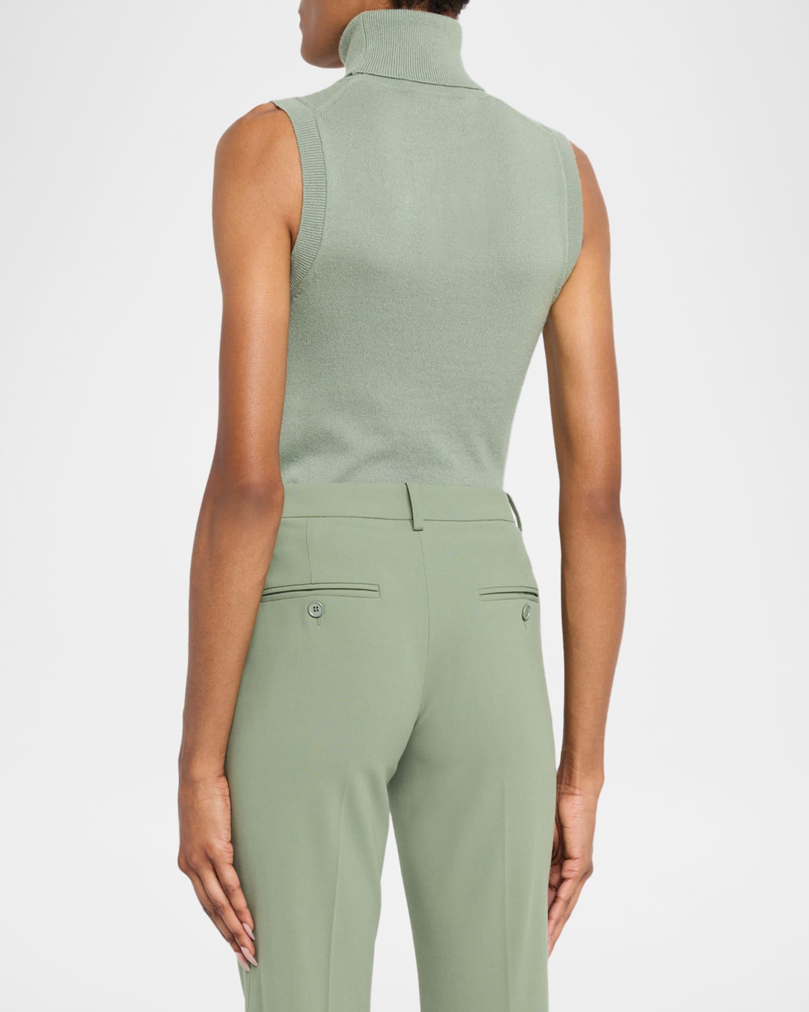 Sleeveless Cashmere Turtleneck Product Image