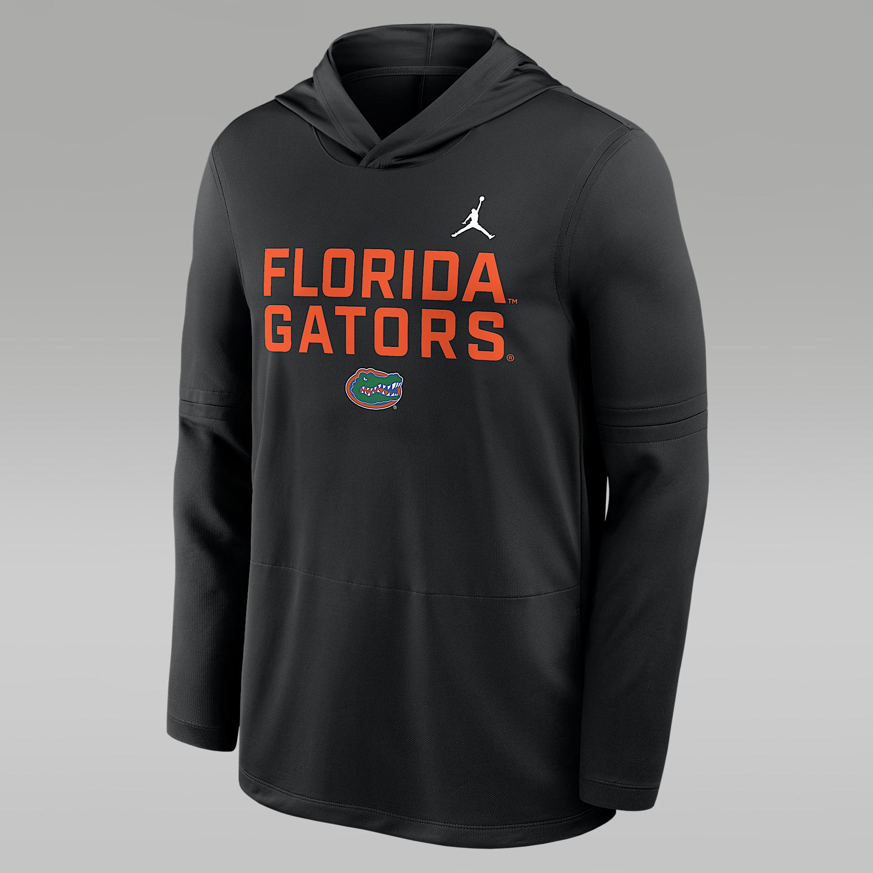Mens Florida Sideline Jordan Brand Dri-FIT College Long-Sleeve Hooded Top | 0JB900AUFN-7XL Product Image