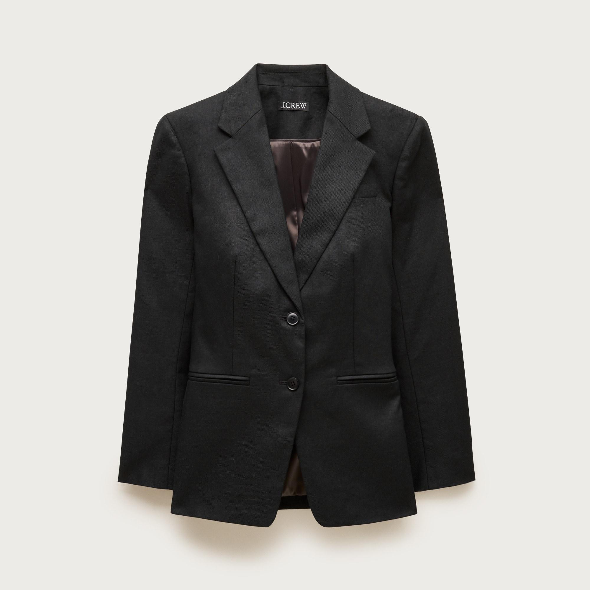 Margeaux blazer in stretch linen blend Product Image