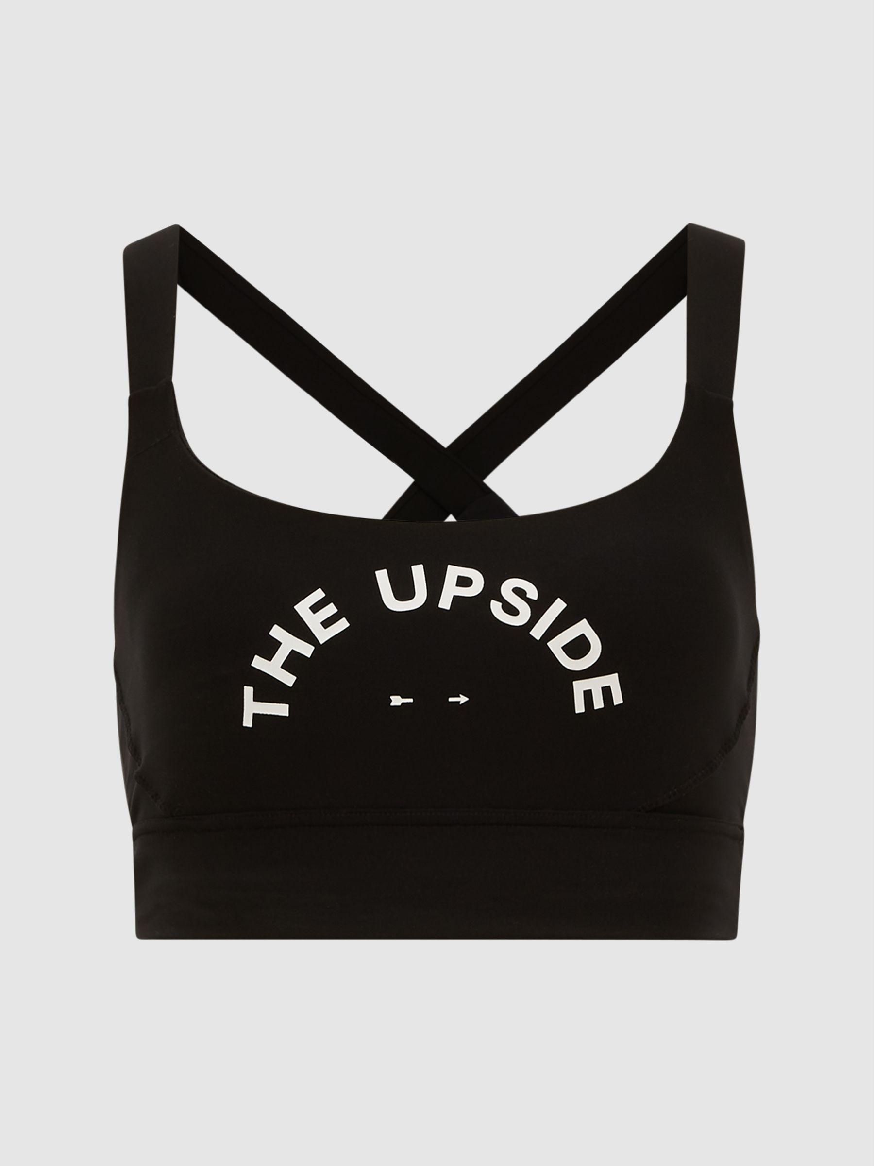 The Upside Matte Tech Sports Bra in Black Product Image
