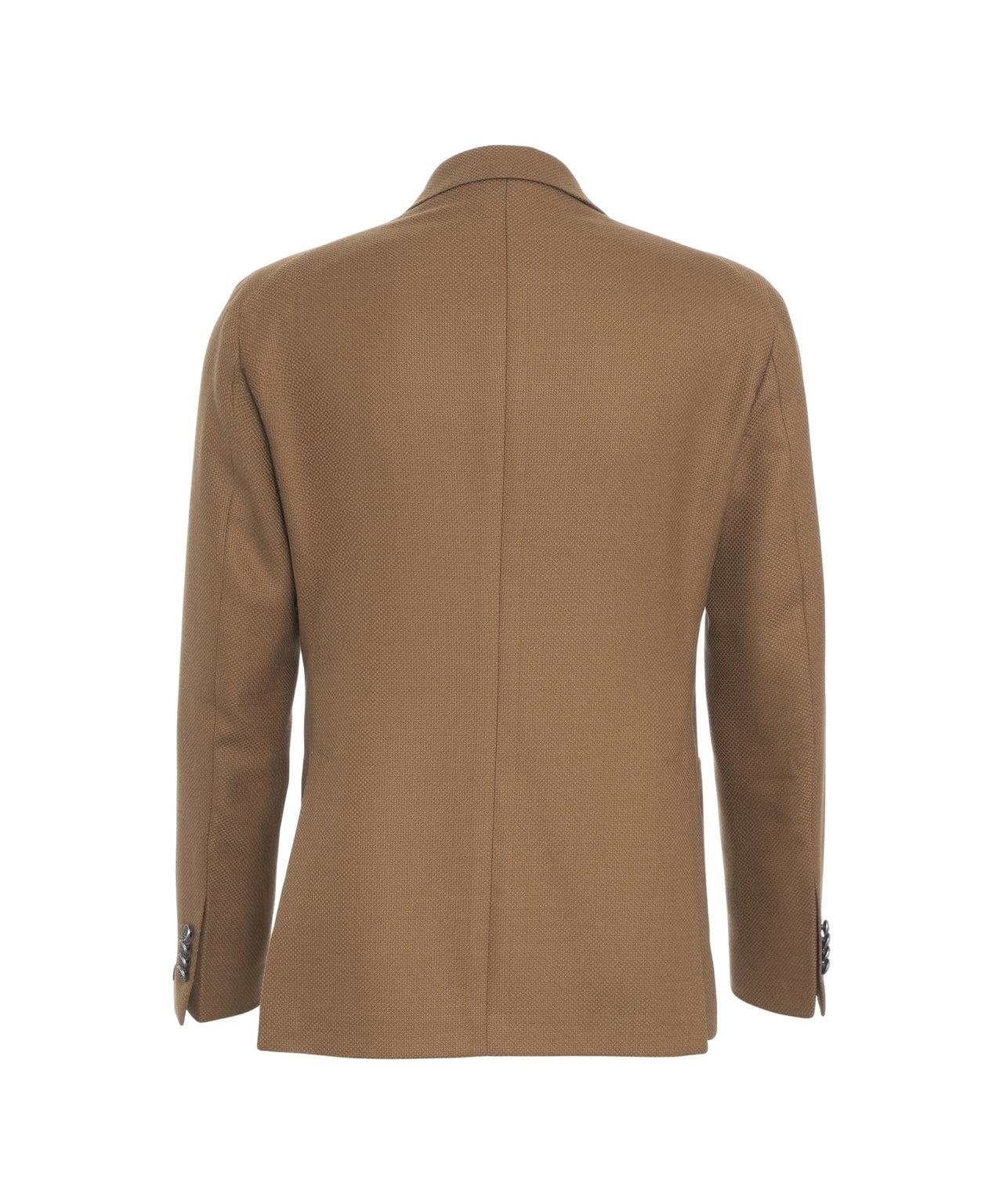 Virgin wool double-breasted blazer Product Image