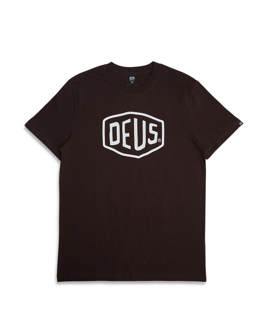 Shield Tee - Choc Brown Product Image