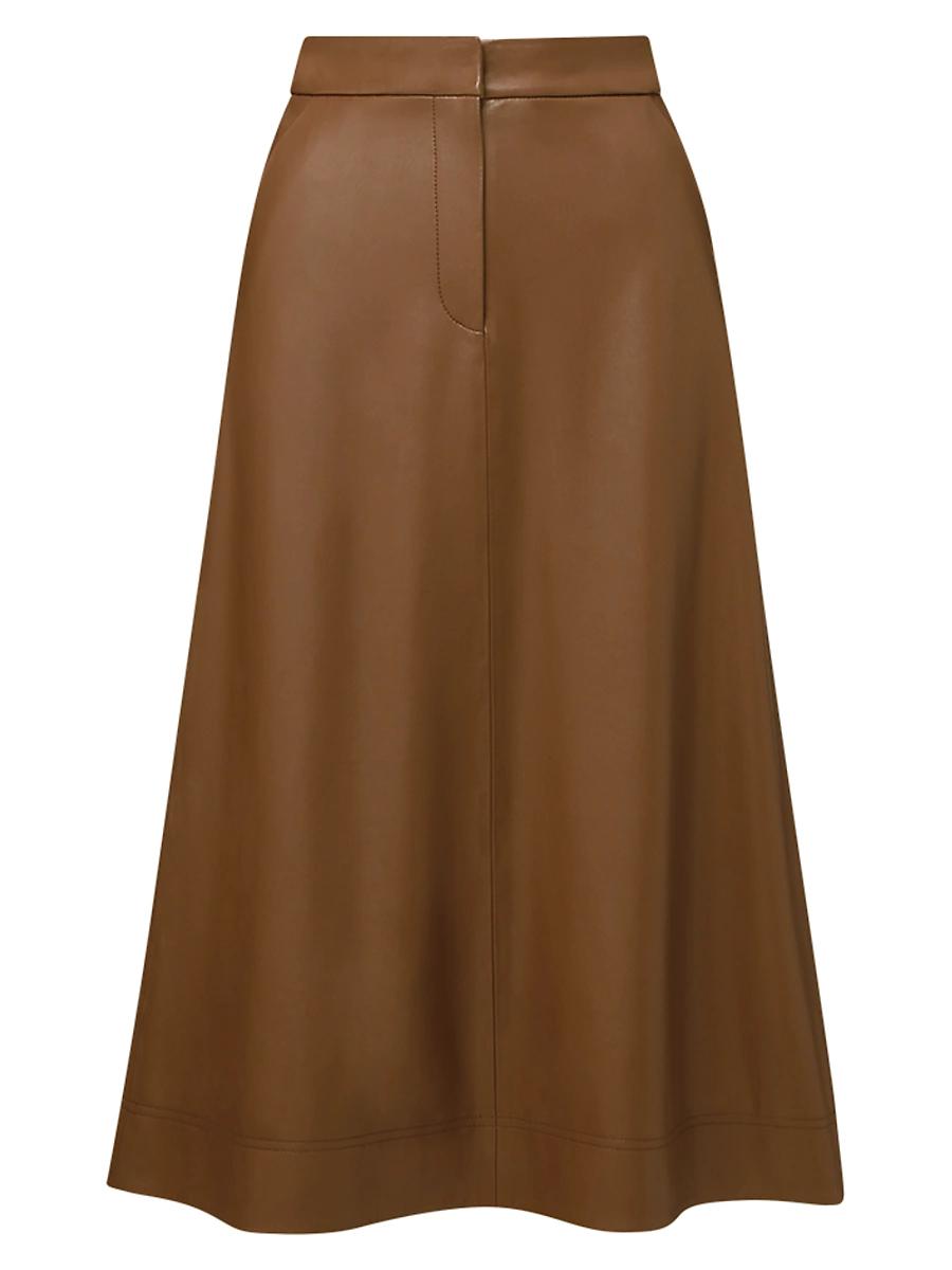 Womens Louise Vegan Leather Skirt Product Image