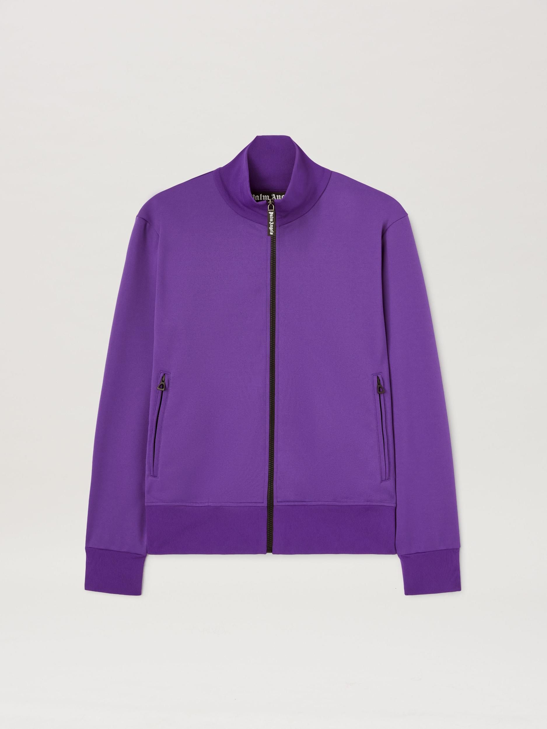 BACK CURVED LOGO TRACK JACKET PURPLE - O Product Image