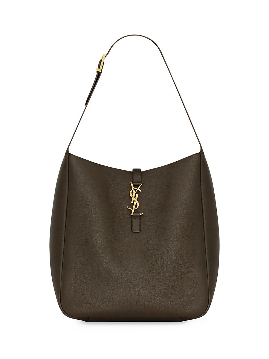 Womens Le 5 7 Supple Large Shoulder Bag in Smooth Leather Product Image