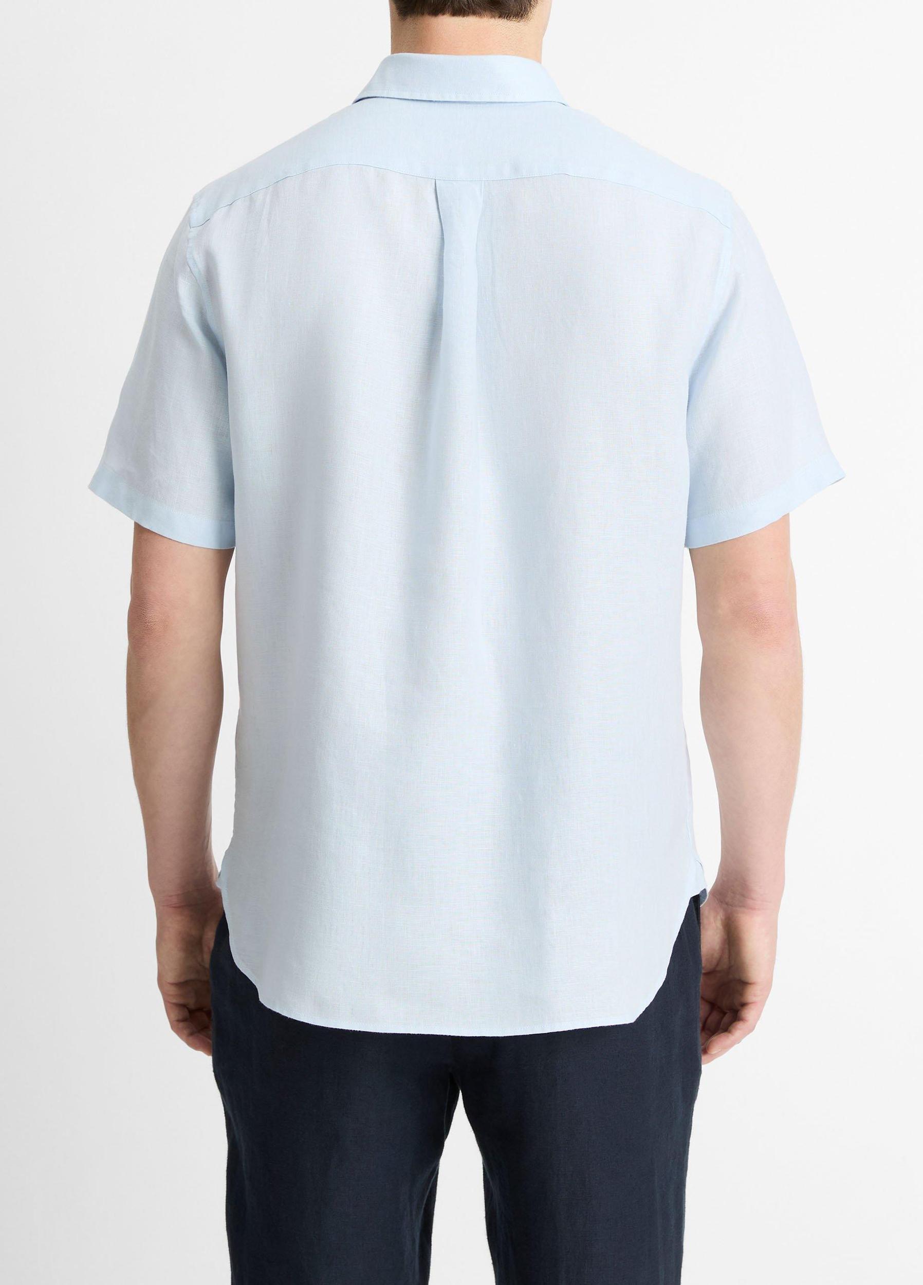 Linen Short-Sleeve Shirt Product Image