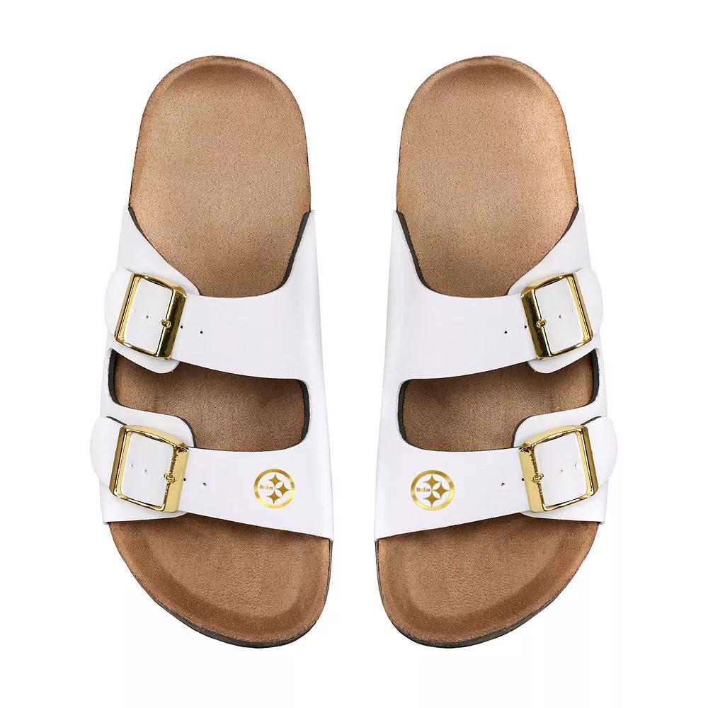 Women's FOCO Philadelphia 76ers Double-Buckle Sandals,  Product Image