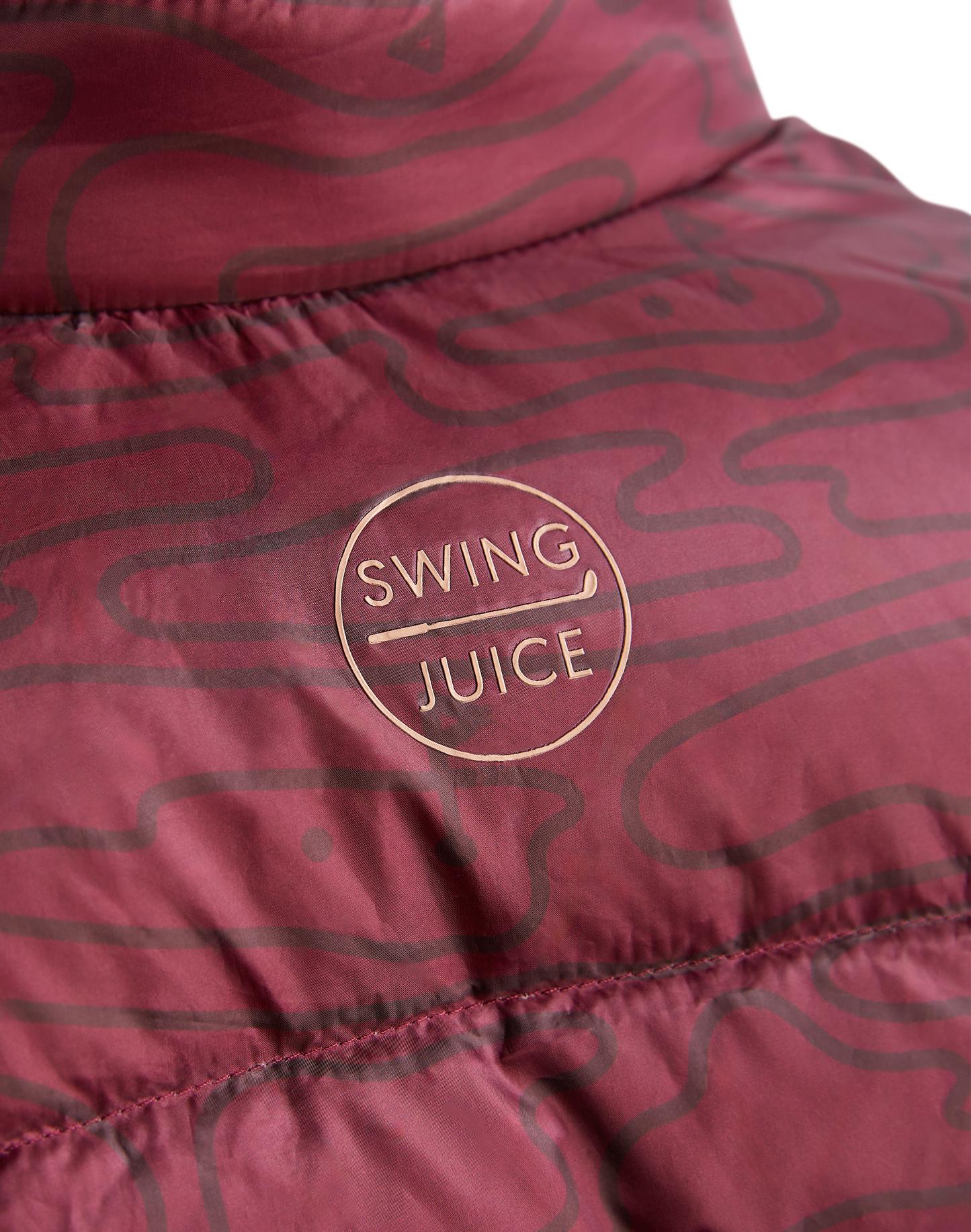 SwingJuice Golf Rhythmic Lines Men's Packable Puffer Vest Product Image