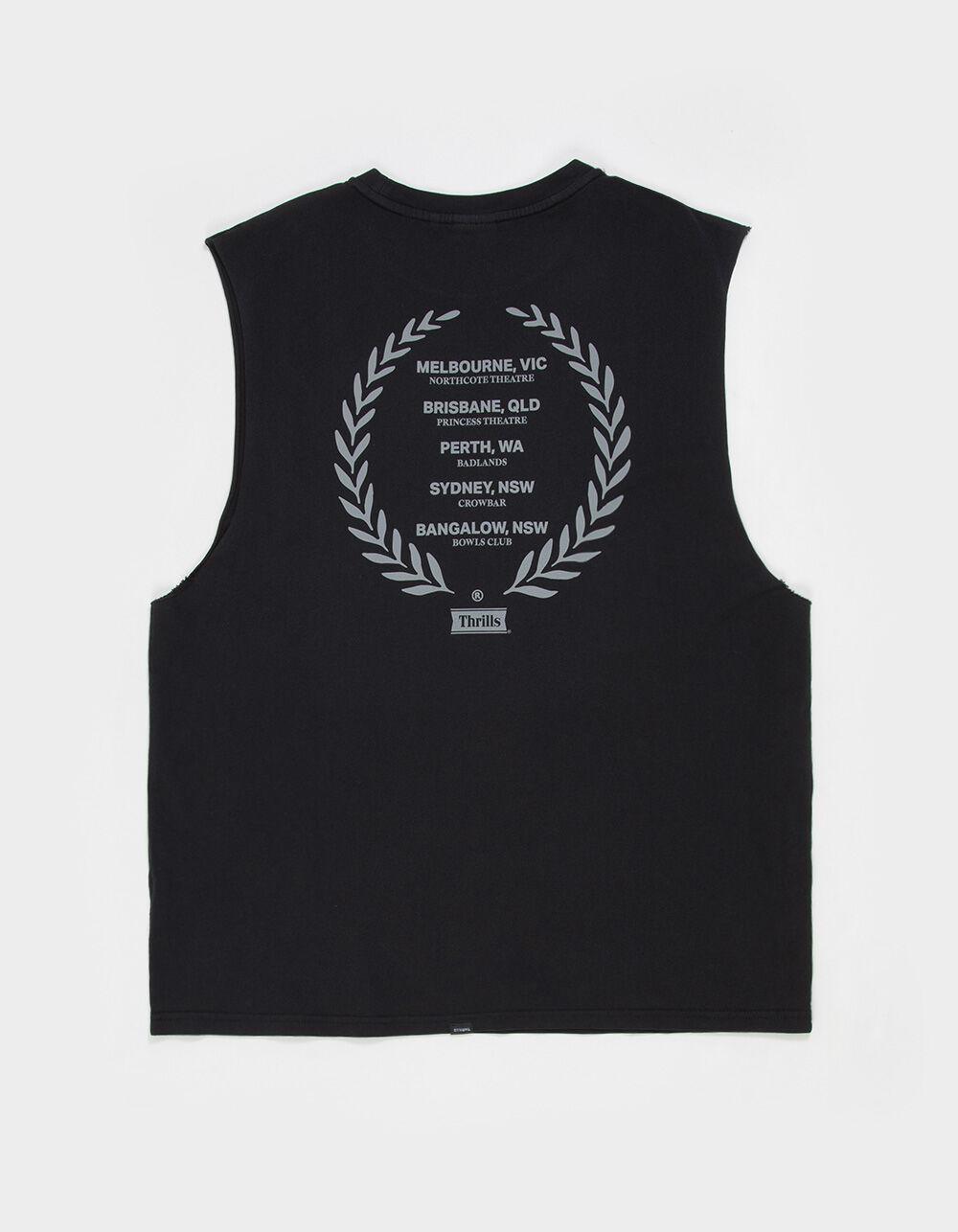 THRILLS Speed Tour Mens Muscle Tee - BLACK Product Image