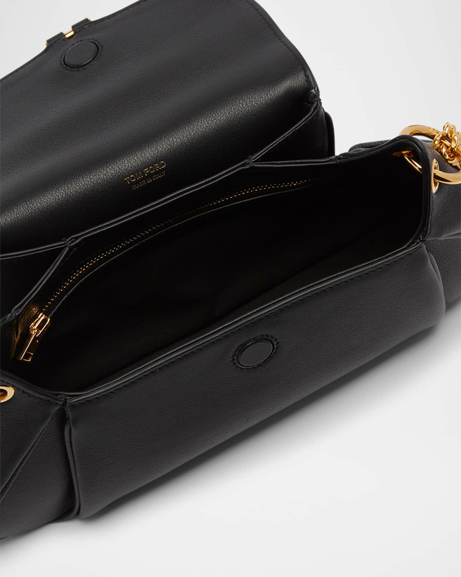 Tara Chain Shoulder Bag in Grain Leather Product Image