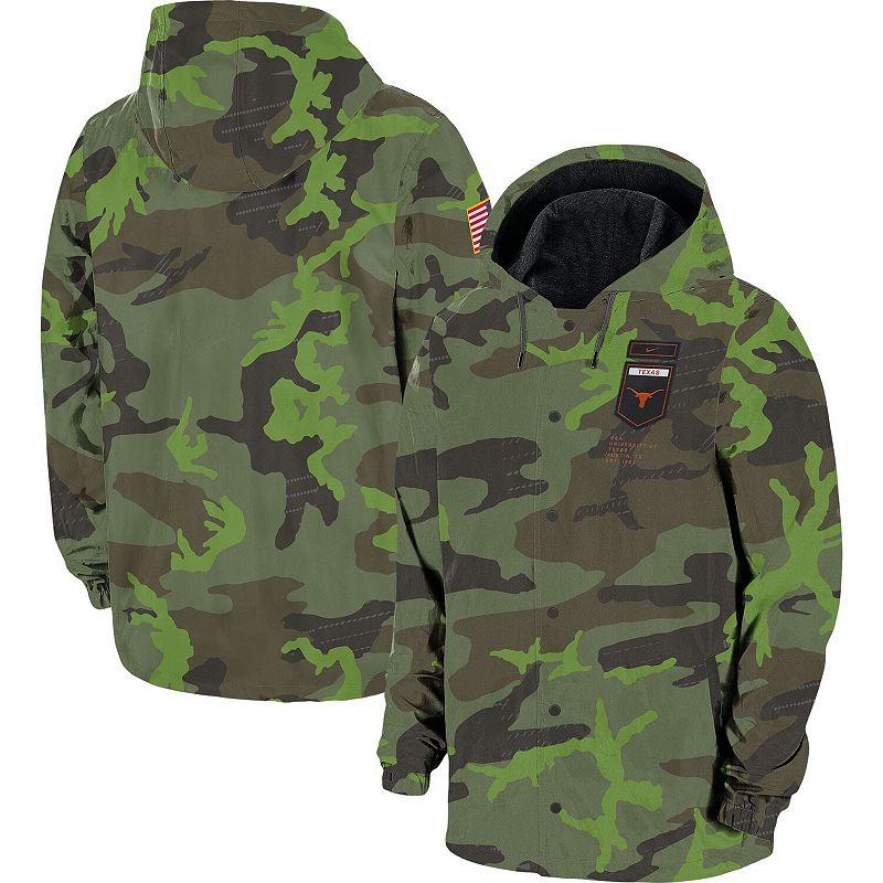 Men's Nike Camo Texas Longhorns Hoodie Full-Snap Jacket,  Product Image