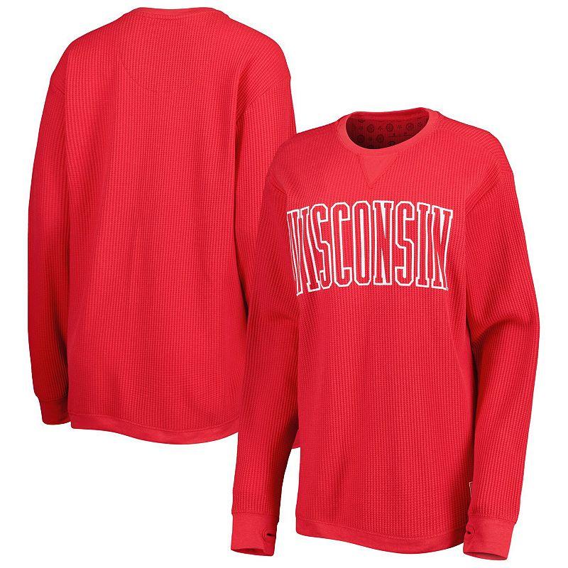 Women's Pressbox Red Wisconsin Badgers Surf Plus  Product Image