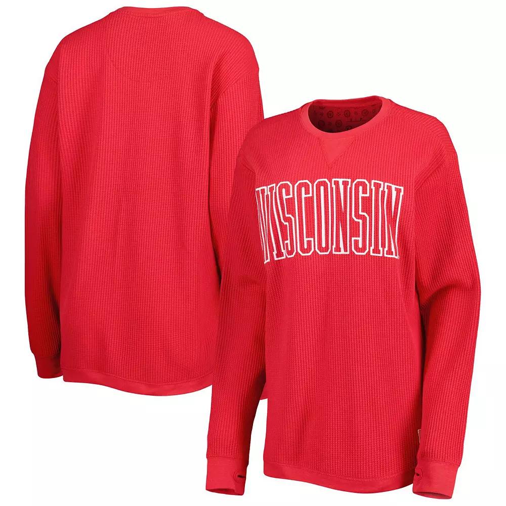 Women's Pressbox Red Wisconsin Badgers Surf Plus  Product Image
