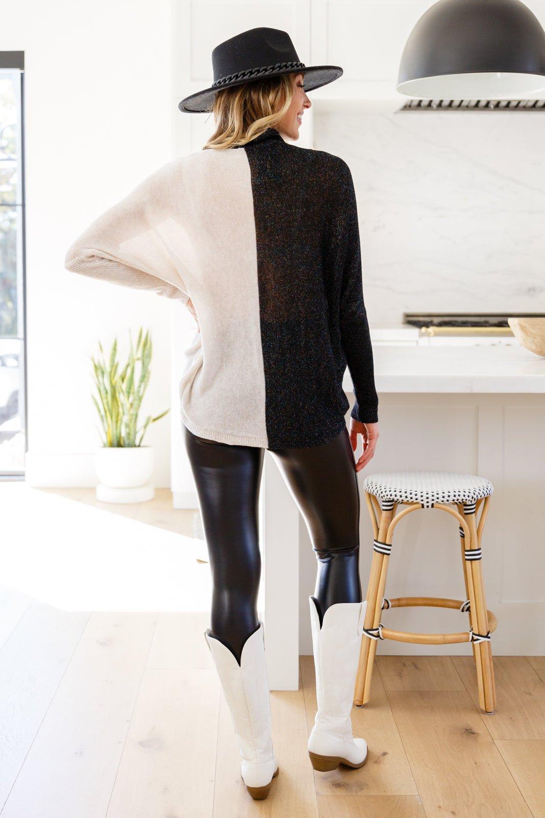 Can't Touch This Sparkle Color Blocked Sweater (Online Exclusive) Product Image