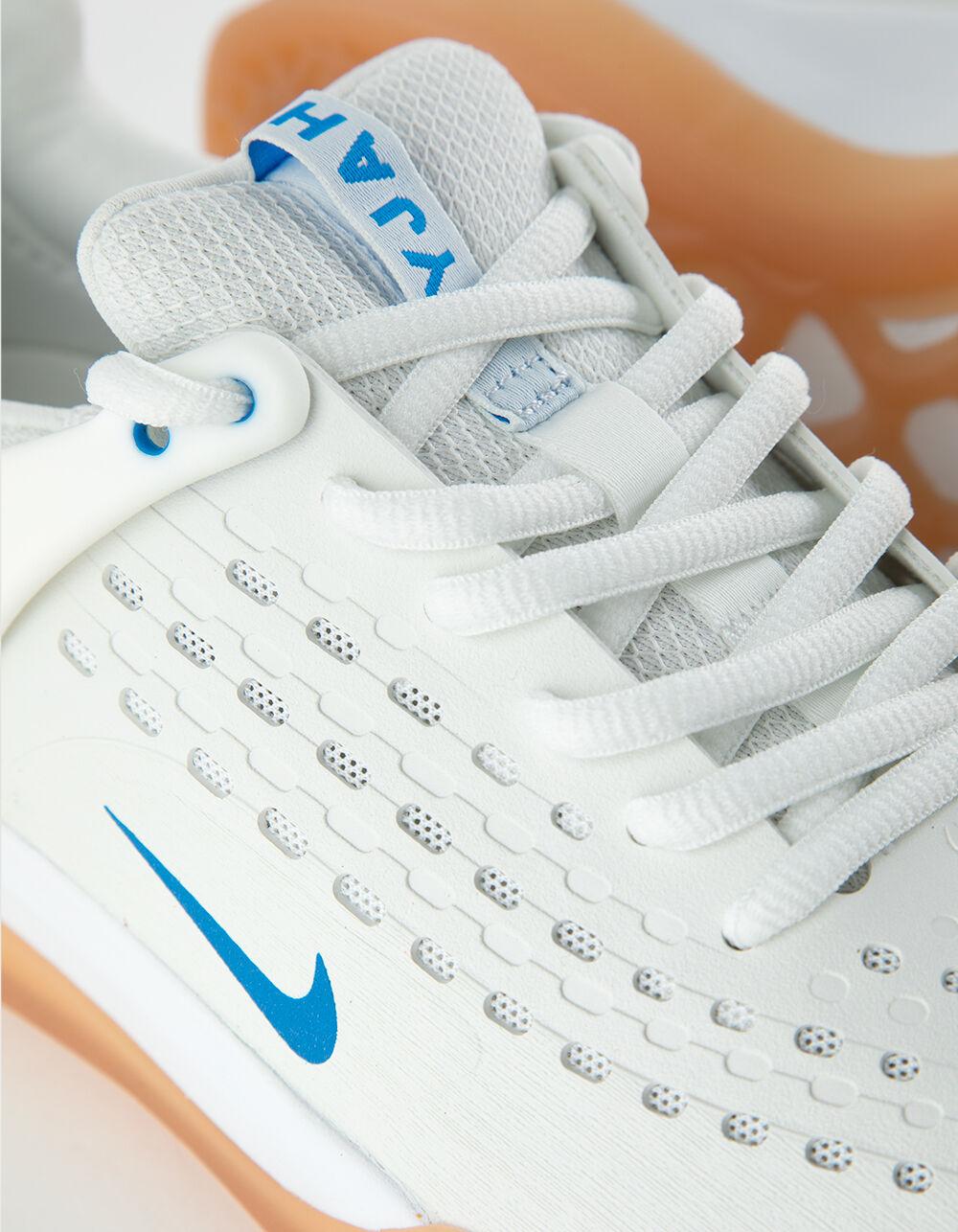 NIKE SB Zoom Nyjah 3 Mens Shoes - WHT/BLUE Product Image