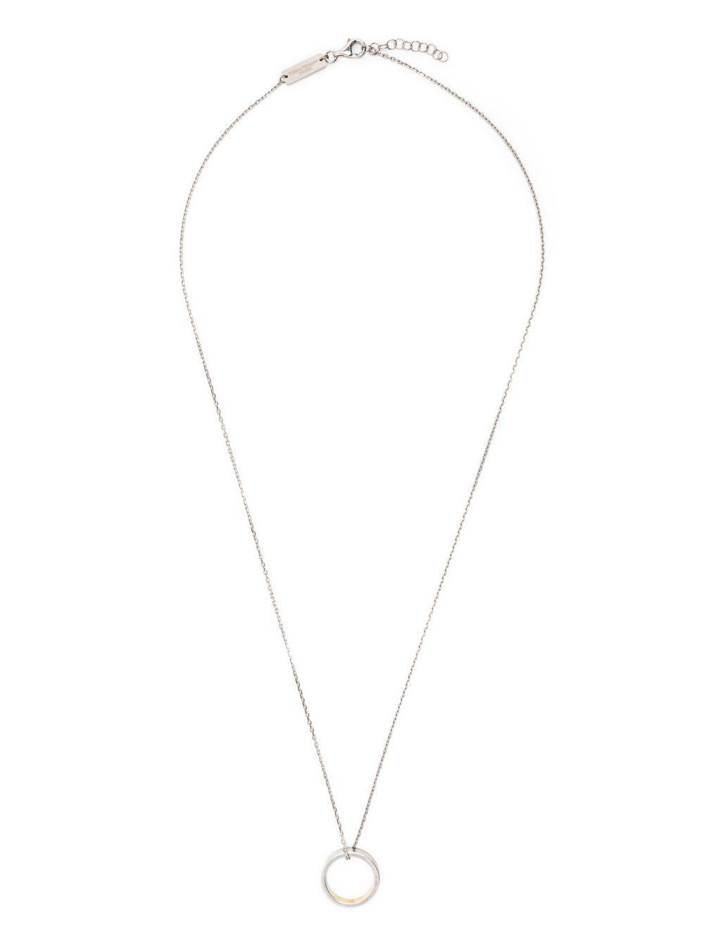 logo-engraved pendant necklace Product Image