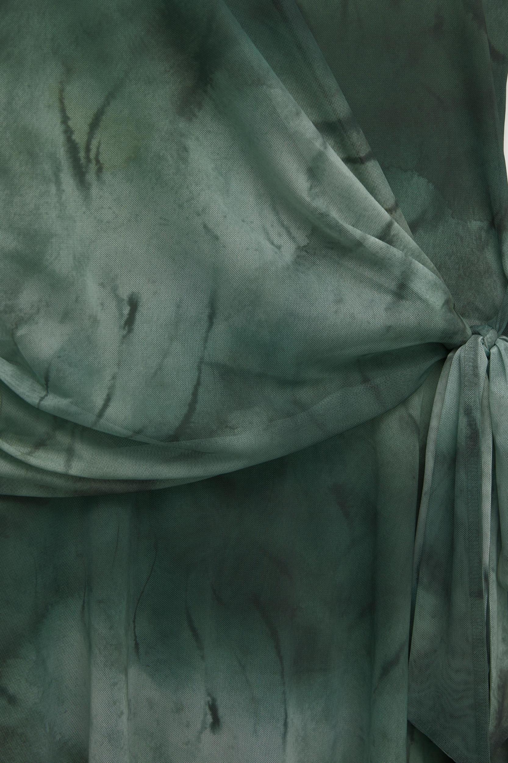 Short tie-dye tulle dress Product Image