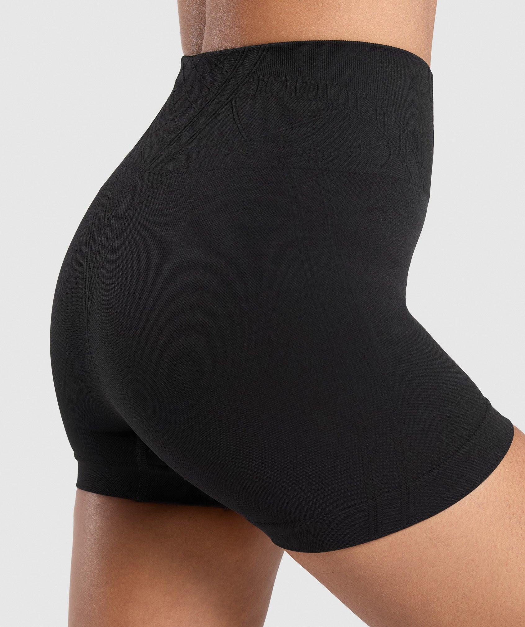 Gymshark Corset Seamless Shorts - Black Female Product Image