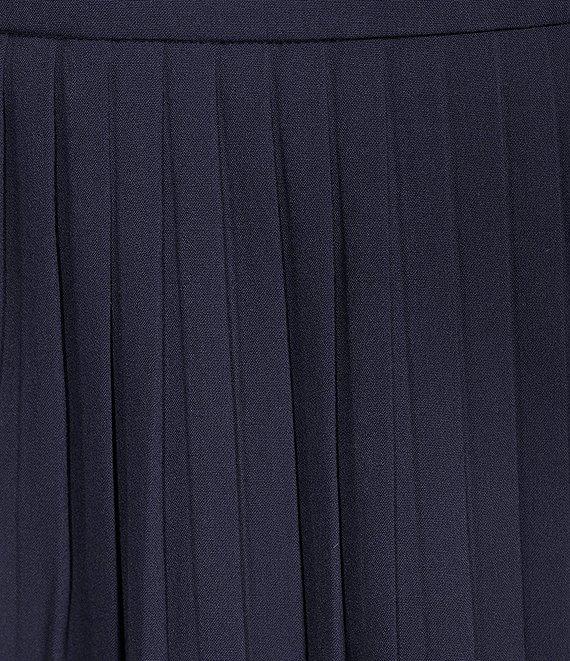 Copper Key Pleated Mini Skirt Product Image