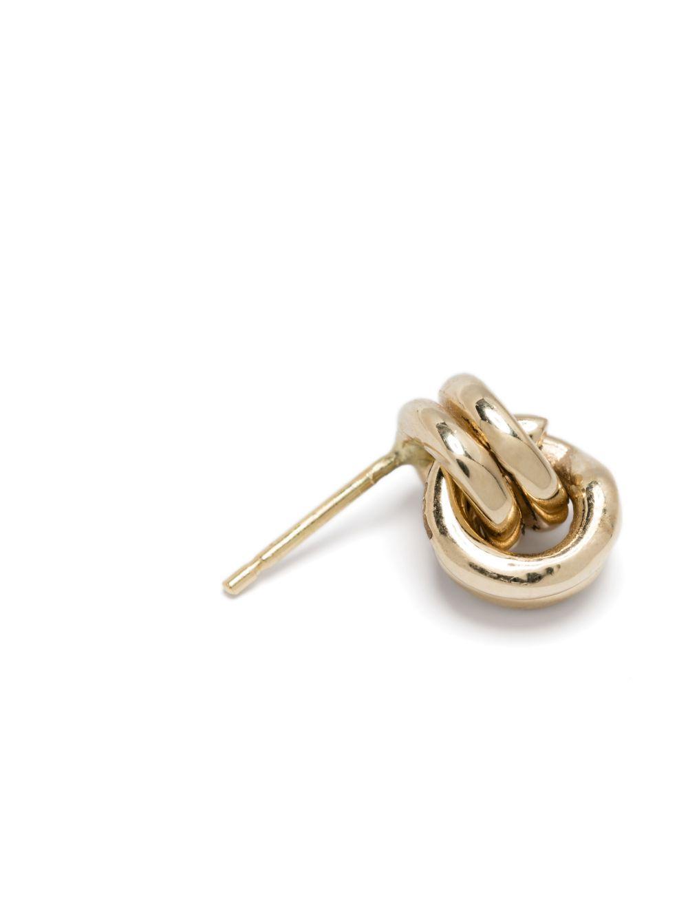 14K yellow gold single earring Product Image
