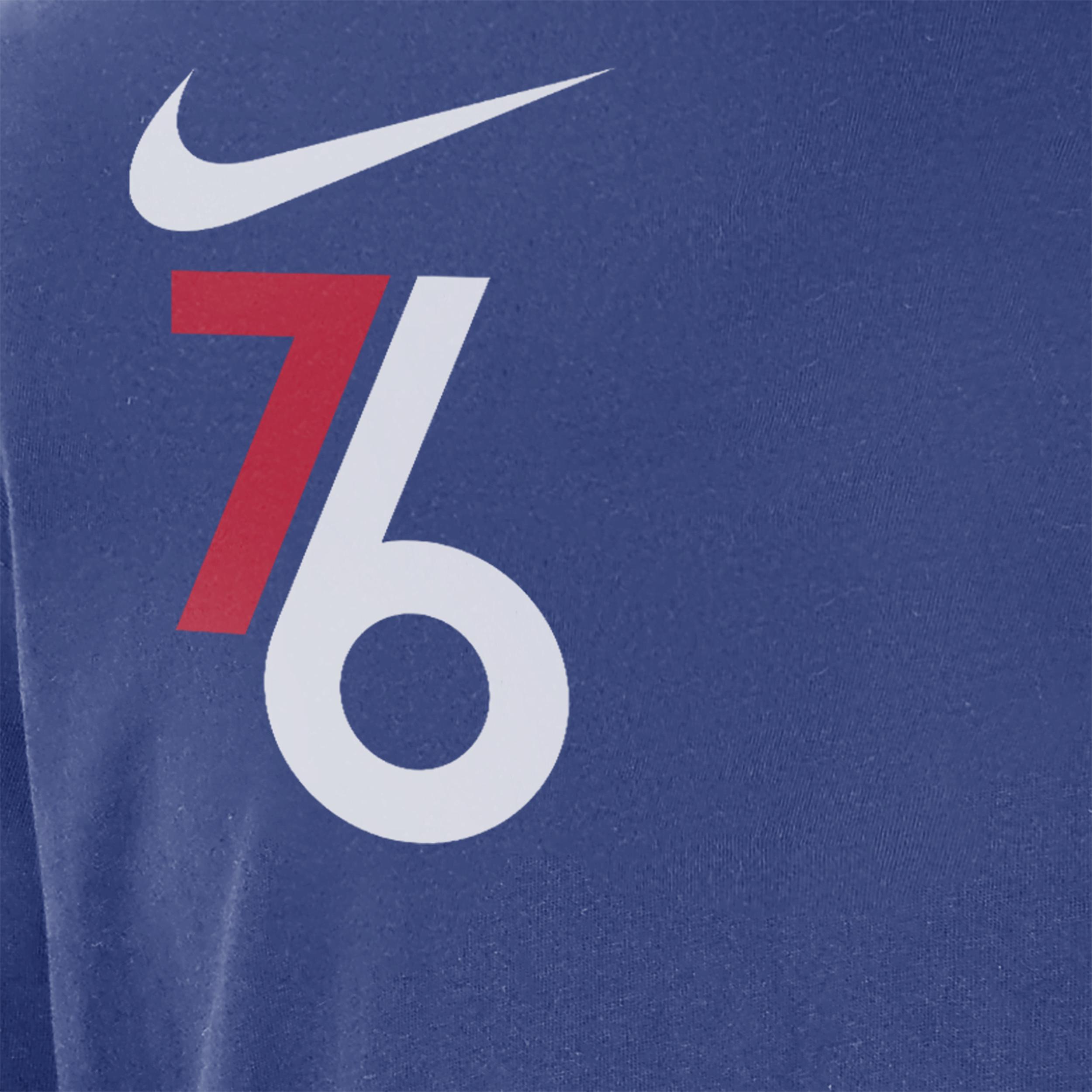 Philadelphia 76ers Courtside City Edition Men's Nike NBA Max90 Long-Sleeve T-Shirt Product Image