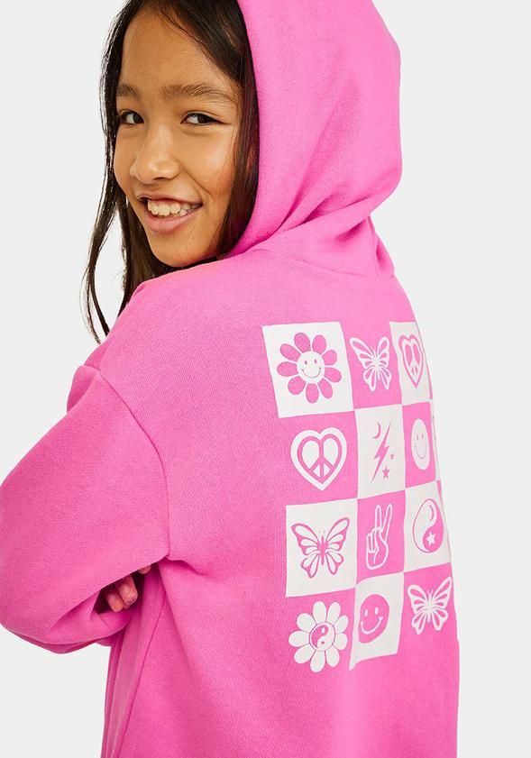 JustFab Margaux Platform Loafer Pump Womens Black/ White Size 8.5 Product Image