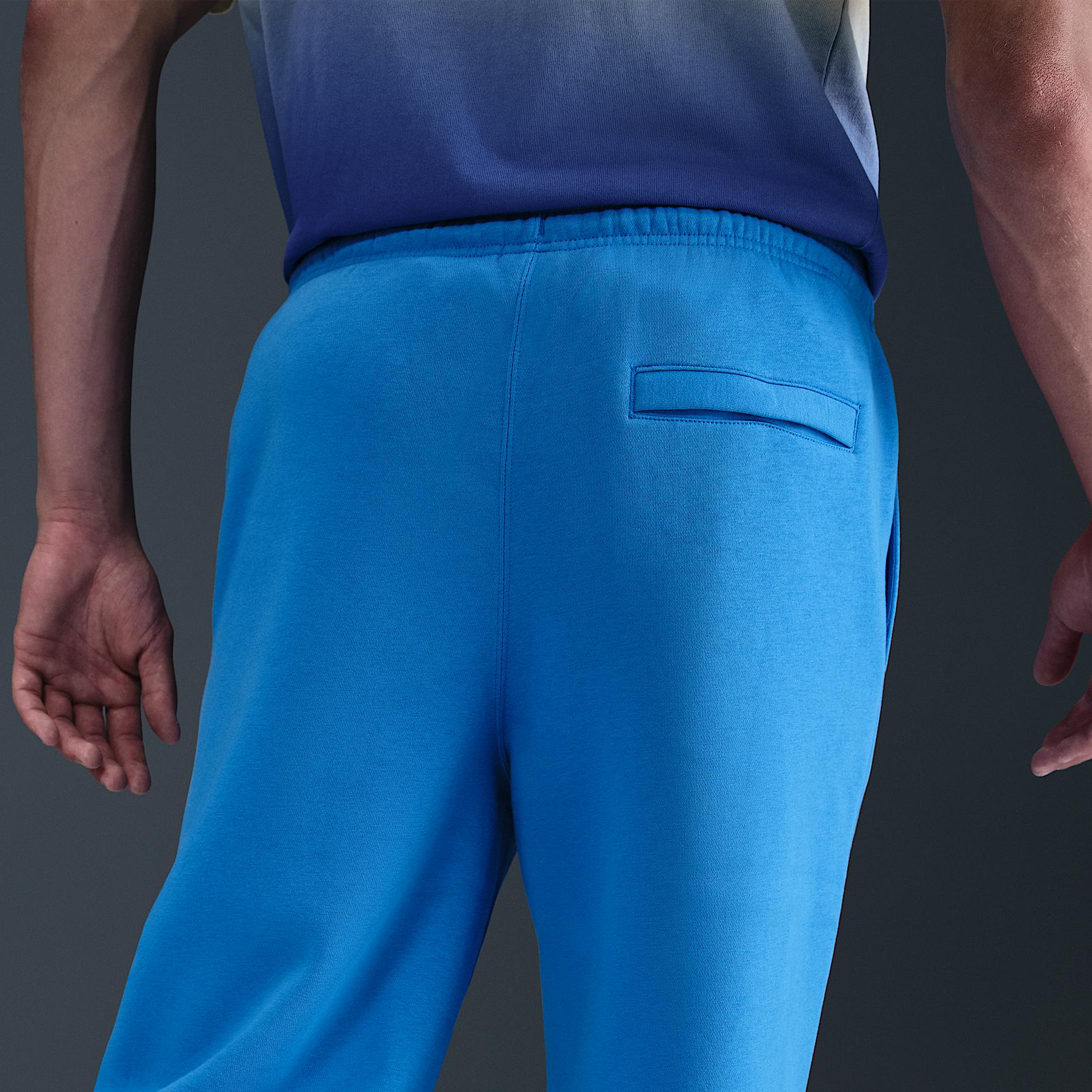 Nike Mens Club Open-Hem Fleece Pants | FN3730-435 Product Image