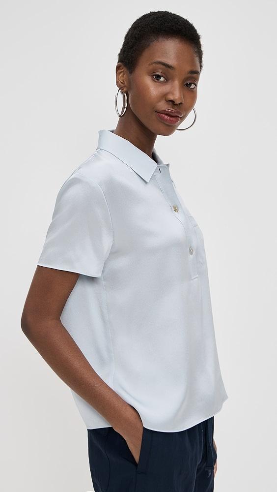 Vince Silk Polo | Shopbop Product Image