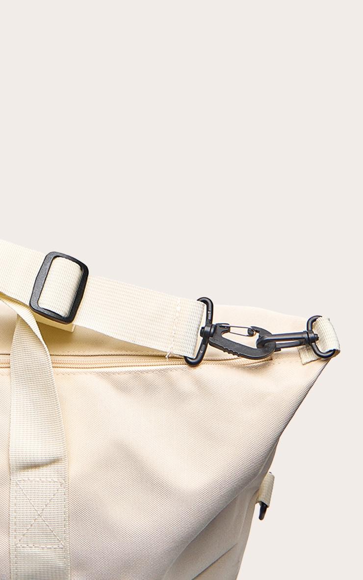 Cream PrettyLittleThing Travel Duffle Bag Product Image