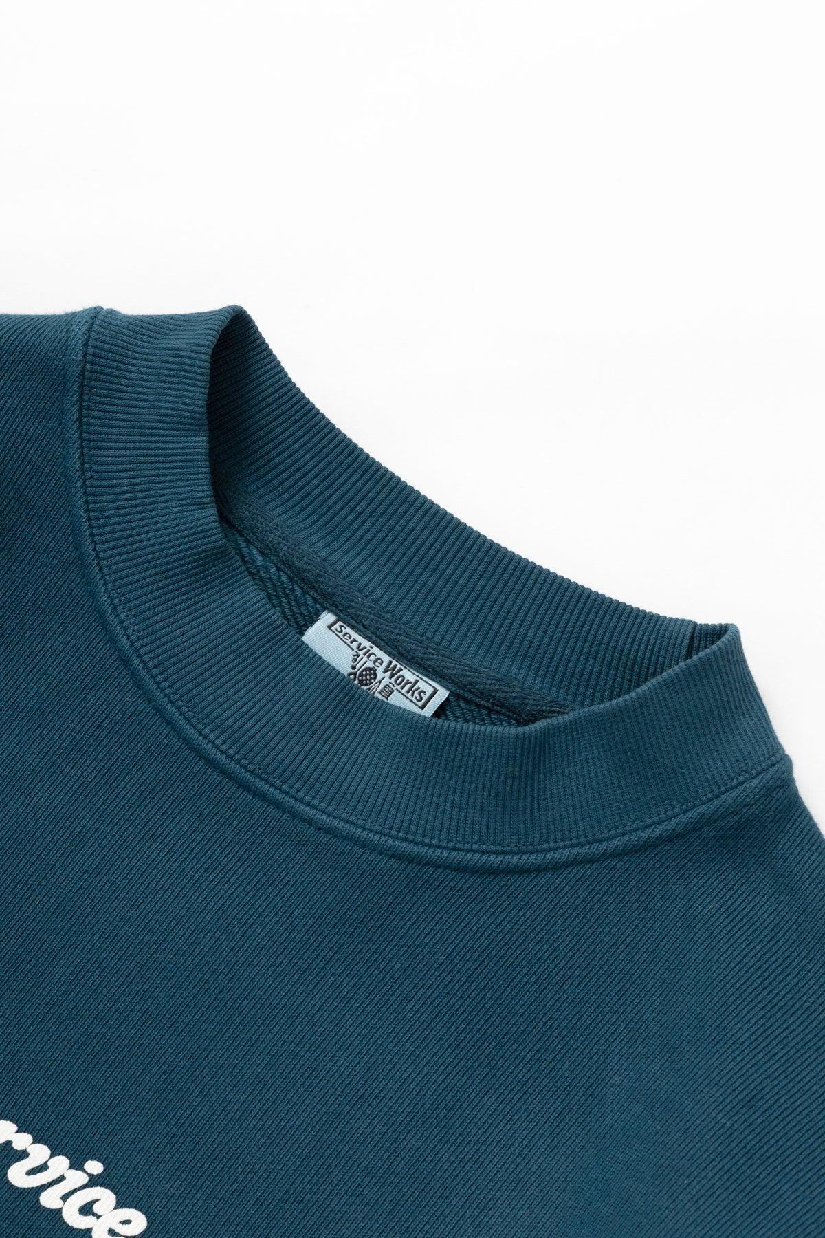 Service Works - Service Logo Crewneck - Ocean Product Image