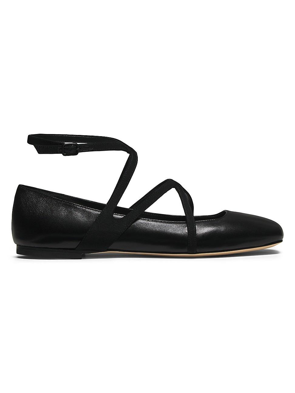 Womens Astoria Leather Ballet Flats Product Image