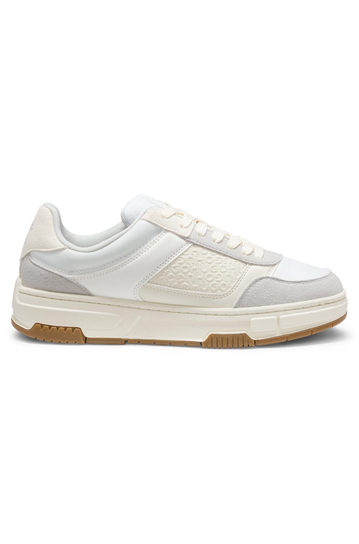 Lace-up trainers with monogram detailing Product Image