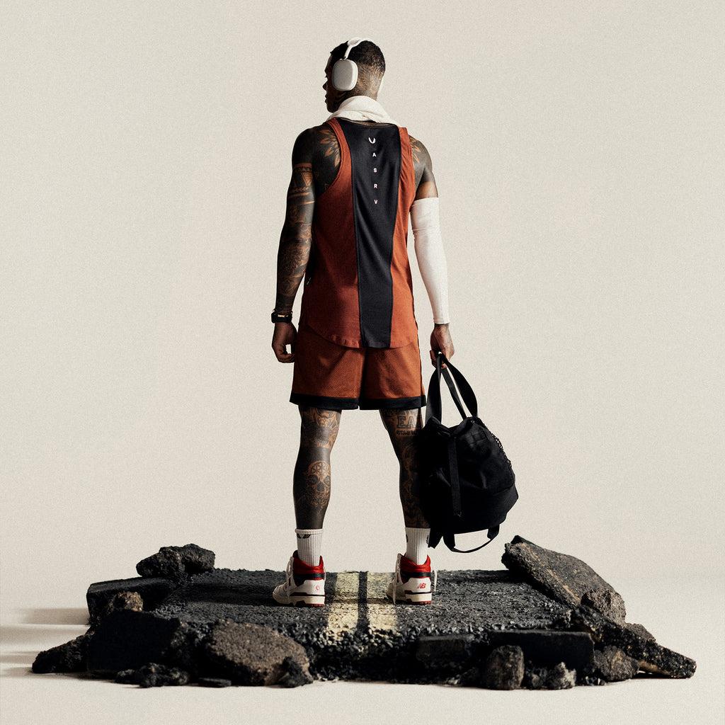 0795. SilverPlus™ Mesh Reversible Short - Olive/Black Male Product Image