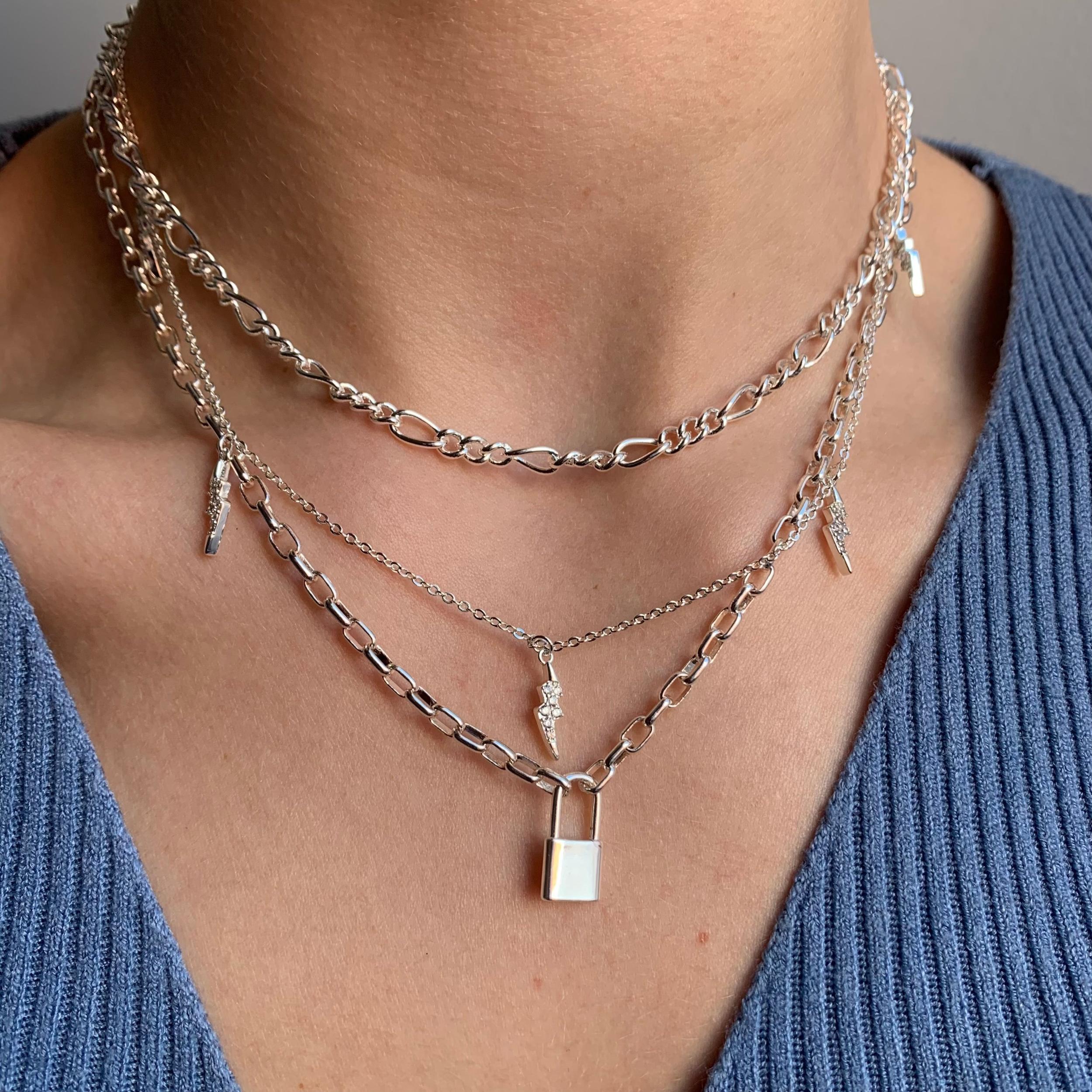 Keep Me Lock Necklace Product Image