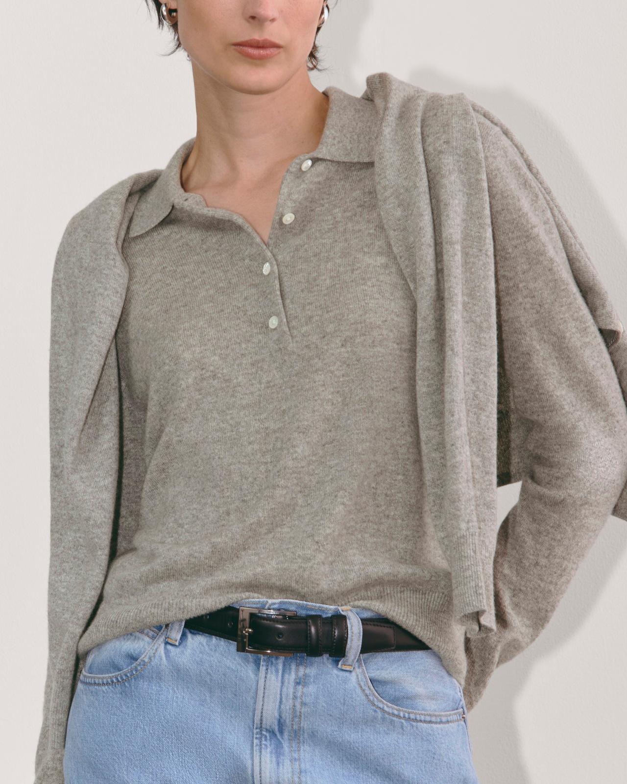 Womens Classic Polo in Cashmere Sweater by Everlane Product Image
