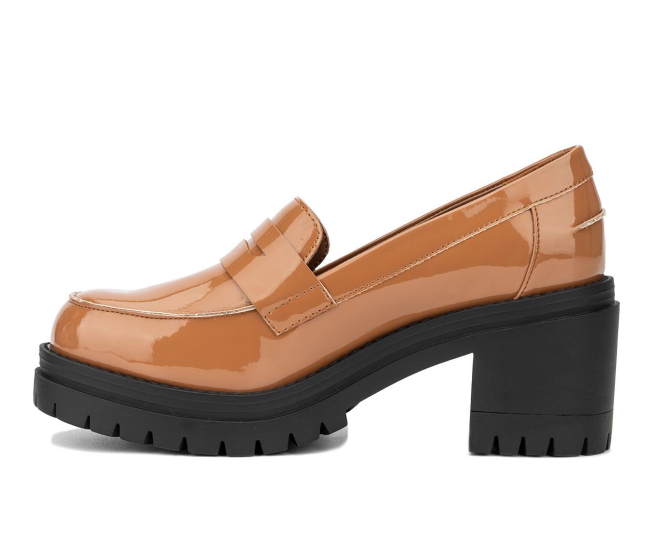 Women's New York and Company Penni Heeled Loafers Product Image