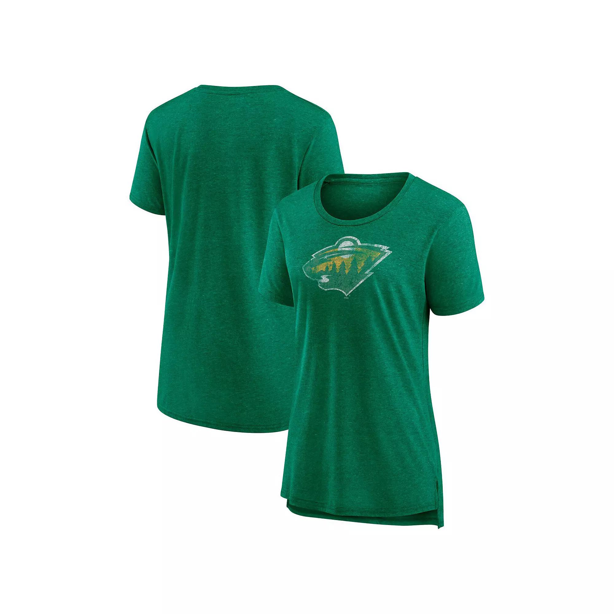 Women's Fanatics Heather Gray Winnipeg Jets Special Edition 2.0 Modern T-Shirt,  Product Image