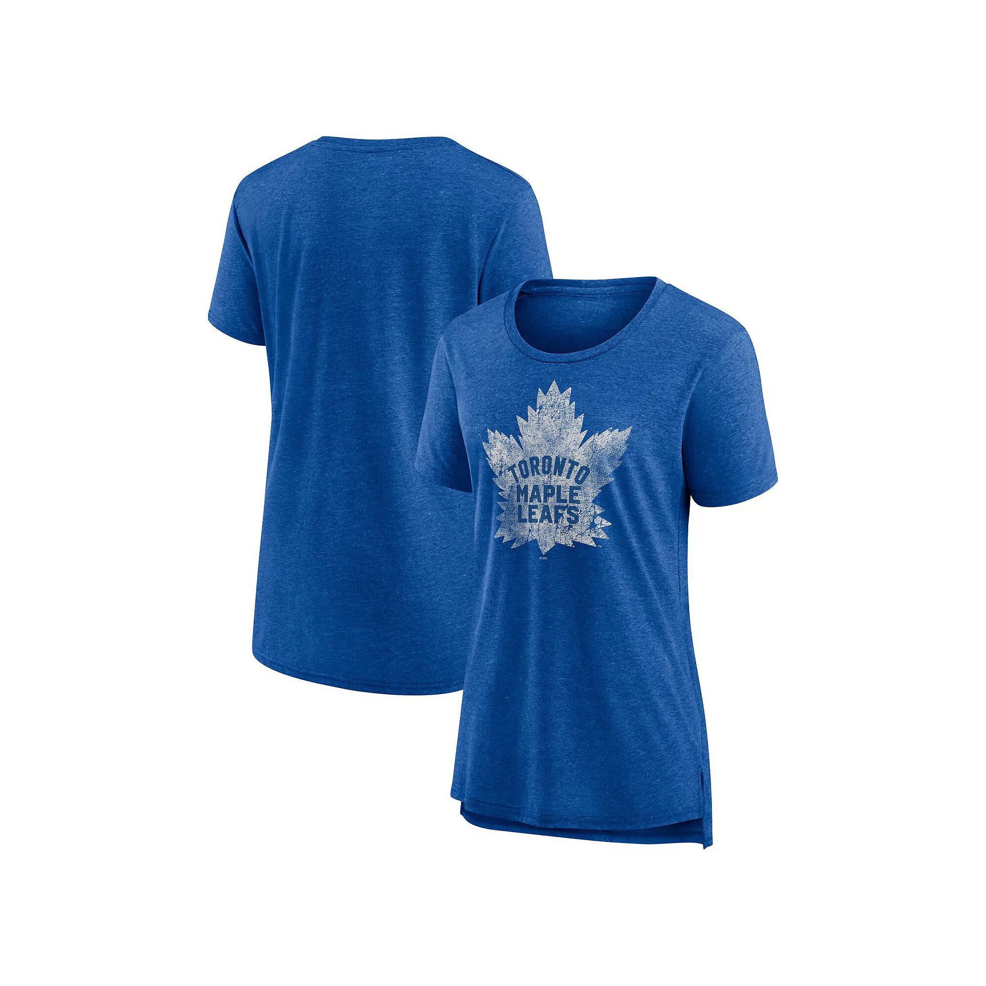 Women's Fanatics Heather Blue Toronto Maple Leafs Special Edition 2.0 Modern T-Shirt, Size: XL, Mpl Team Product Image