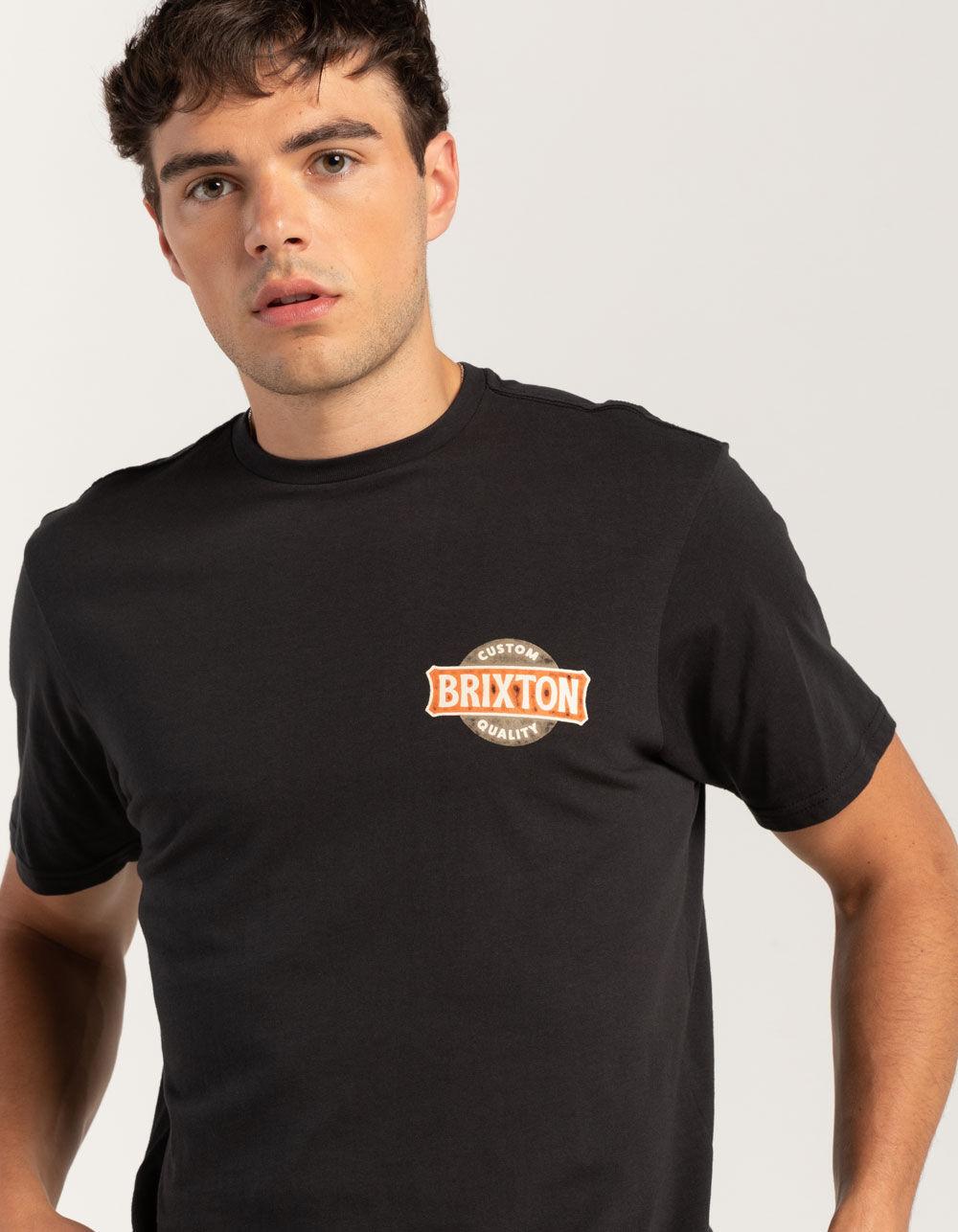 BRIXTON Wendall Mens Tee - BLACK Product Image