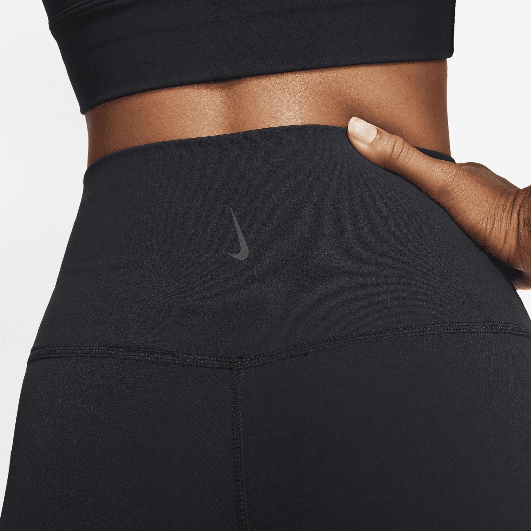 Womens Nike Yoga Dri-FIT Luxe High-Waisted 7/8 Infinalon Leggings | CJ3801-010 Product Image