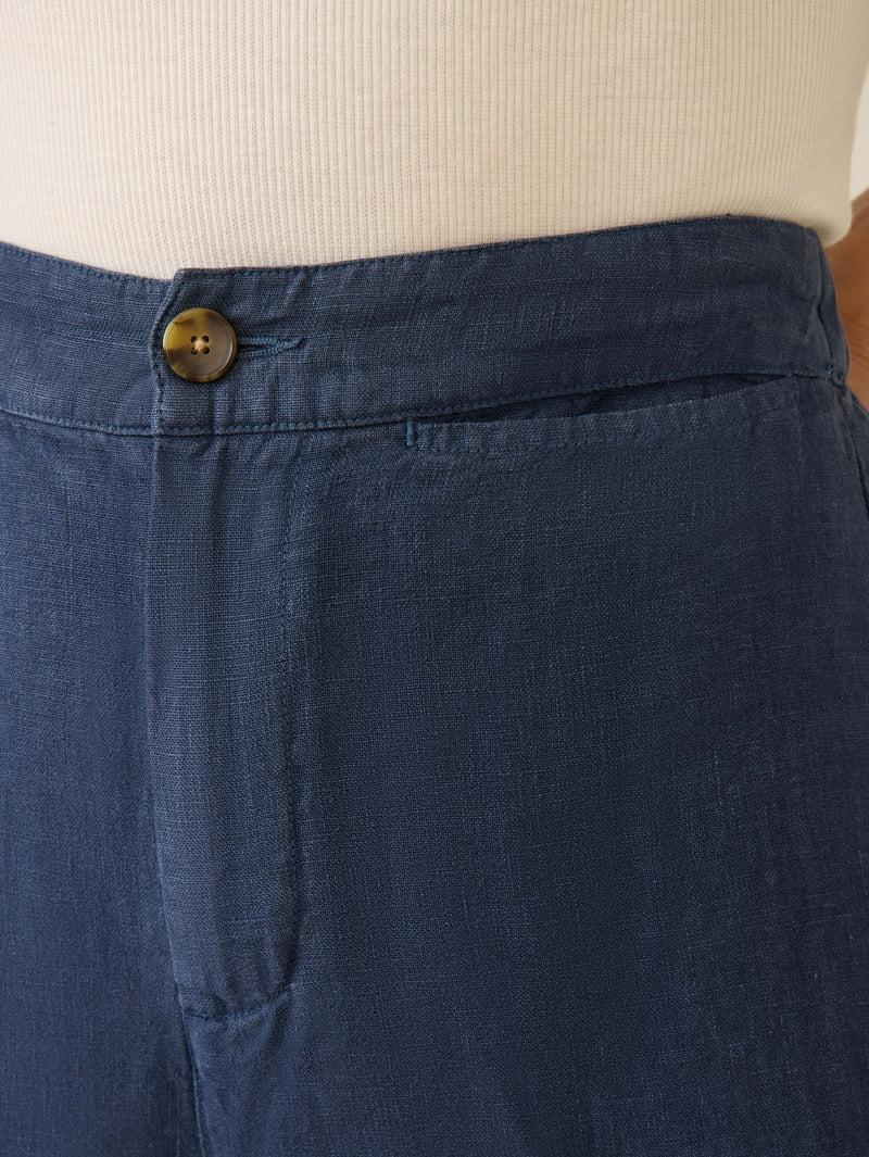 Sun Strider Linen Pant - Deep Sea Navy Product Image
